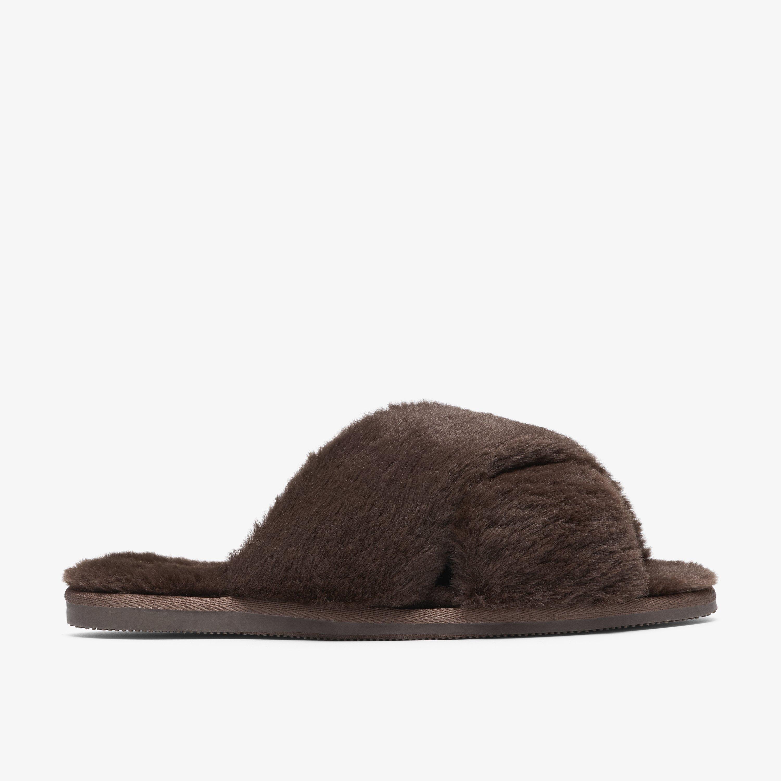 Myra Mule Chocoladebruin Instappers Pantoffels, view 1 of 6