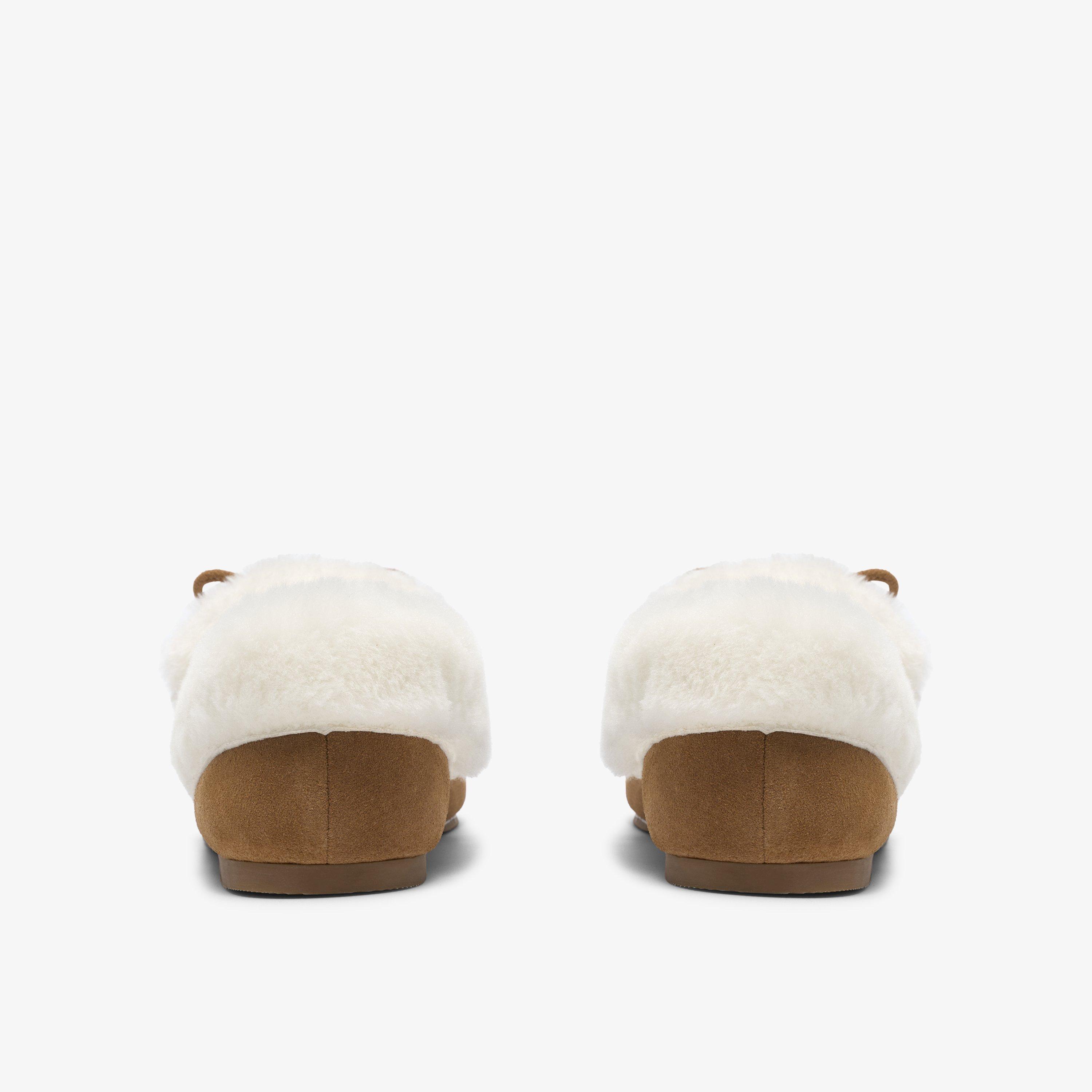 Siana Mocc Tan Slip Ons Slippers, view 5 of 6