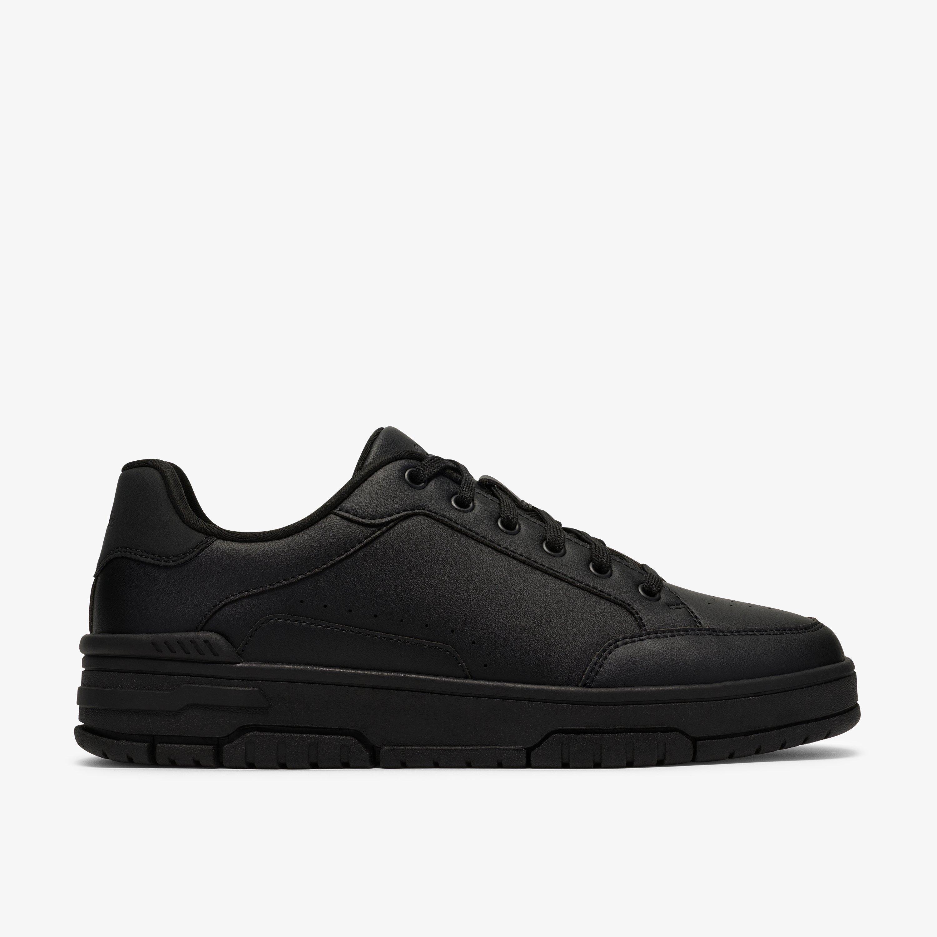 Check Lo Black Trainers Lace Up, view 1 of 6