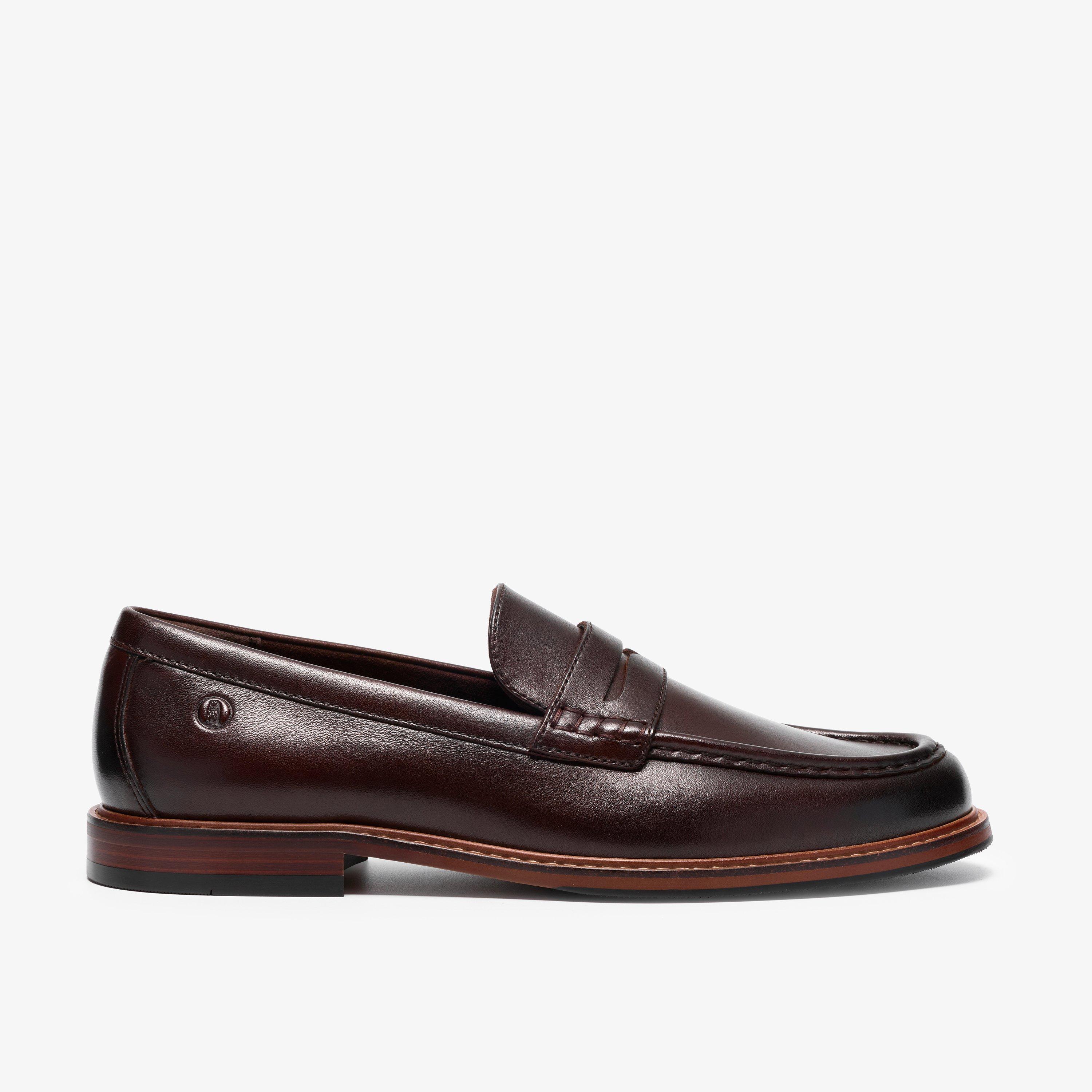 Cranhill Lo Brown Leather Loafers Slip Ons, view 1 of 6