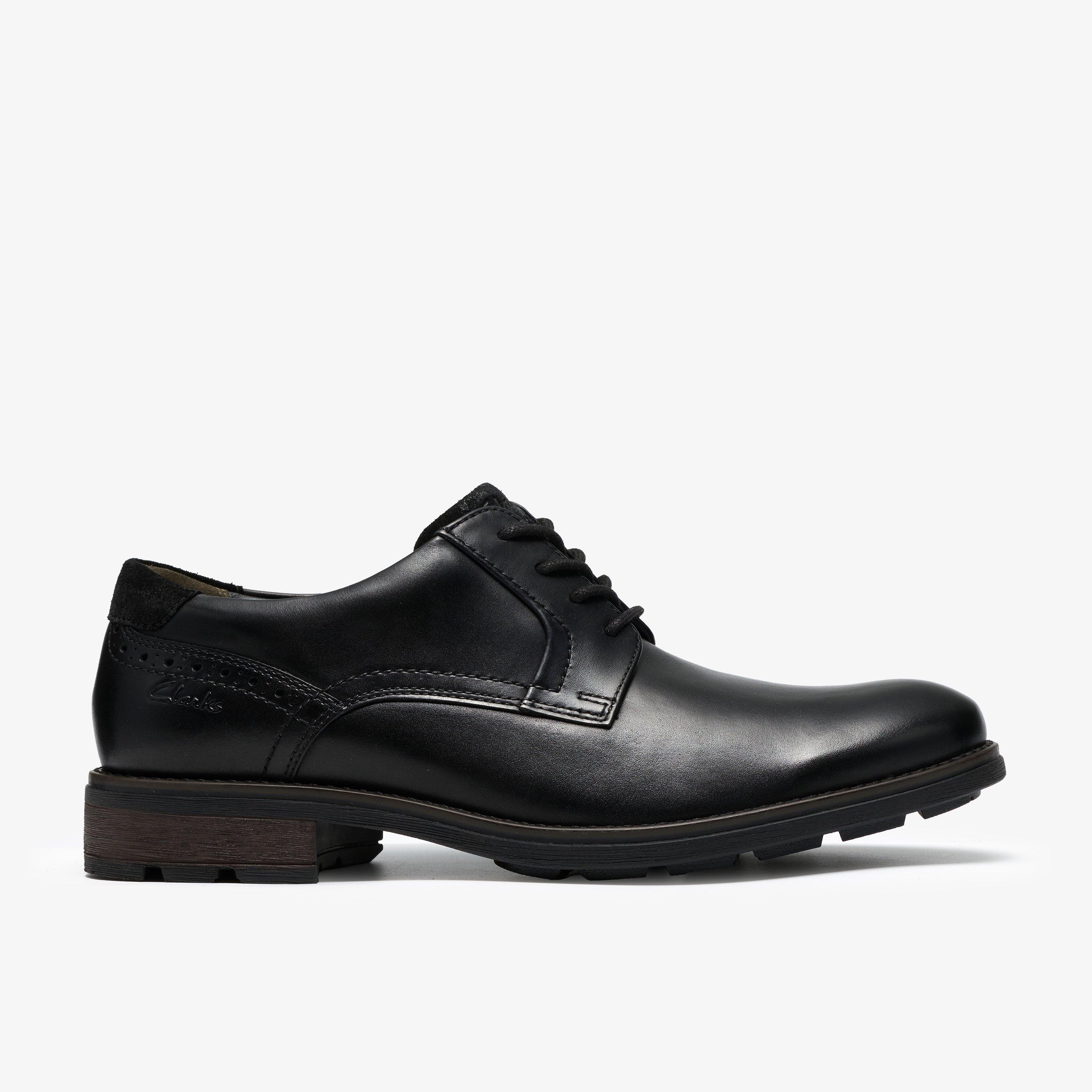 Emmet Lace Black Leather , view 1 of 6