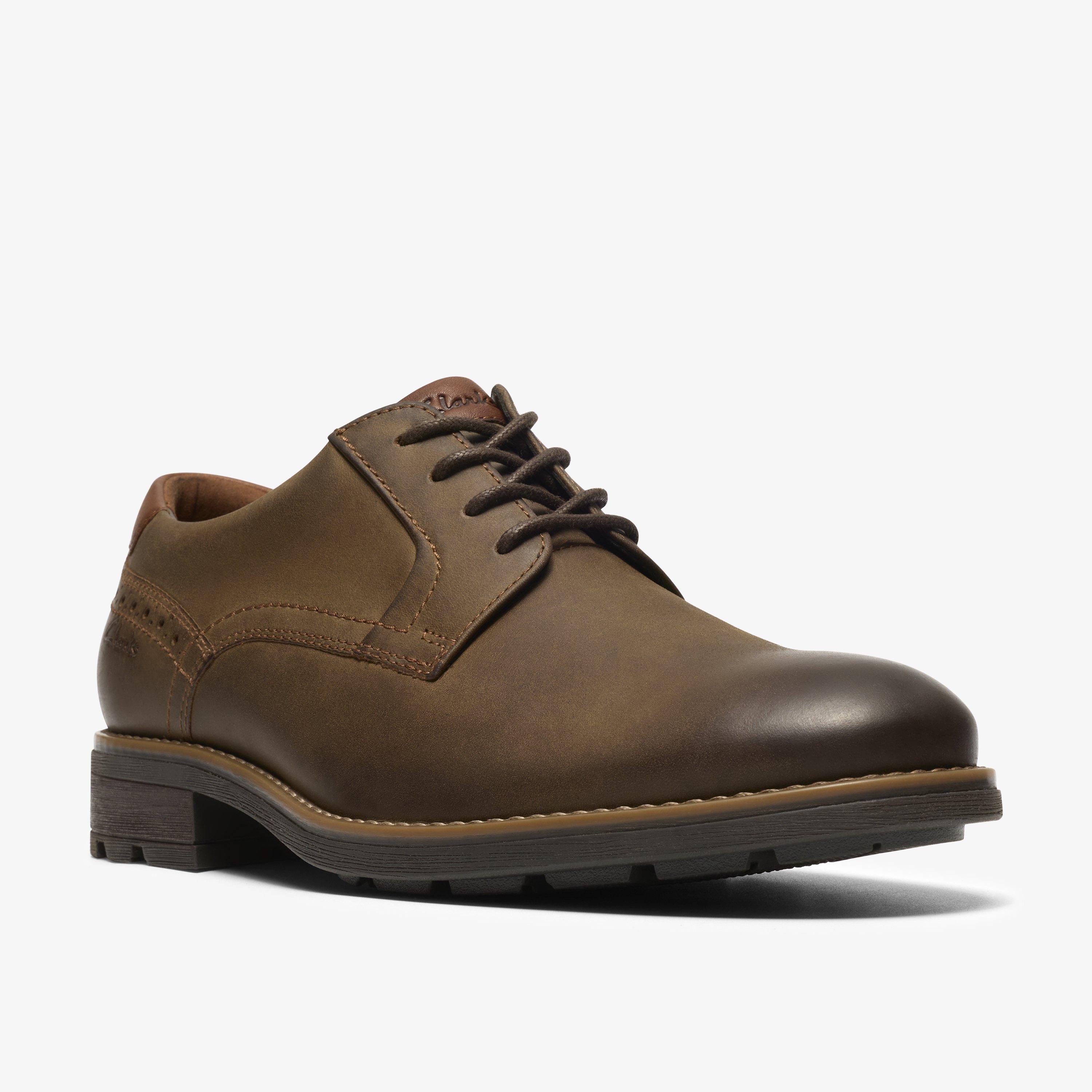 Emmet Lace Beeswax Derby Shoes, view 4 of 6