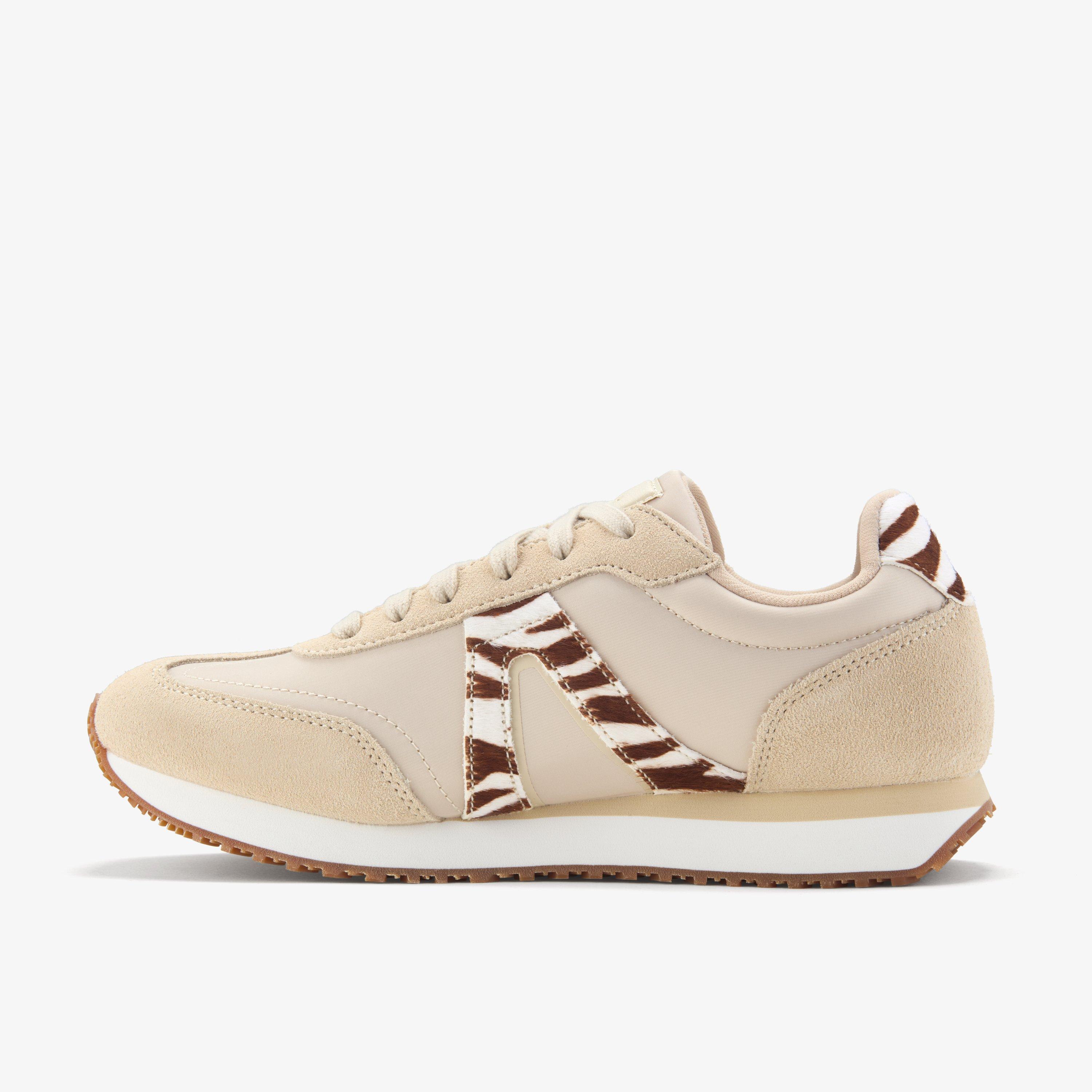 Calo Run Off White Combination Trainers Lace Up, view 2 of 6