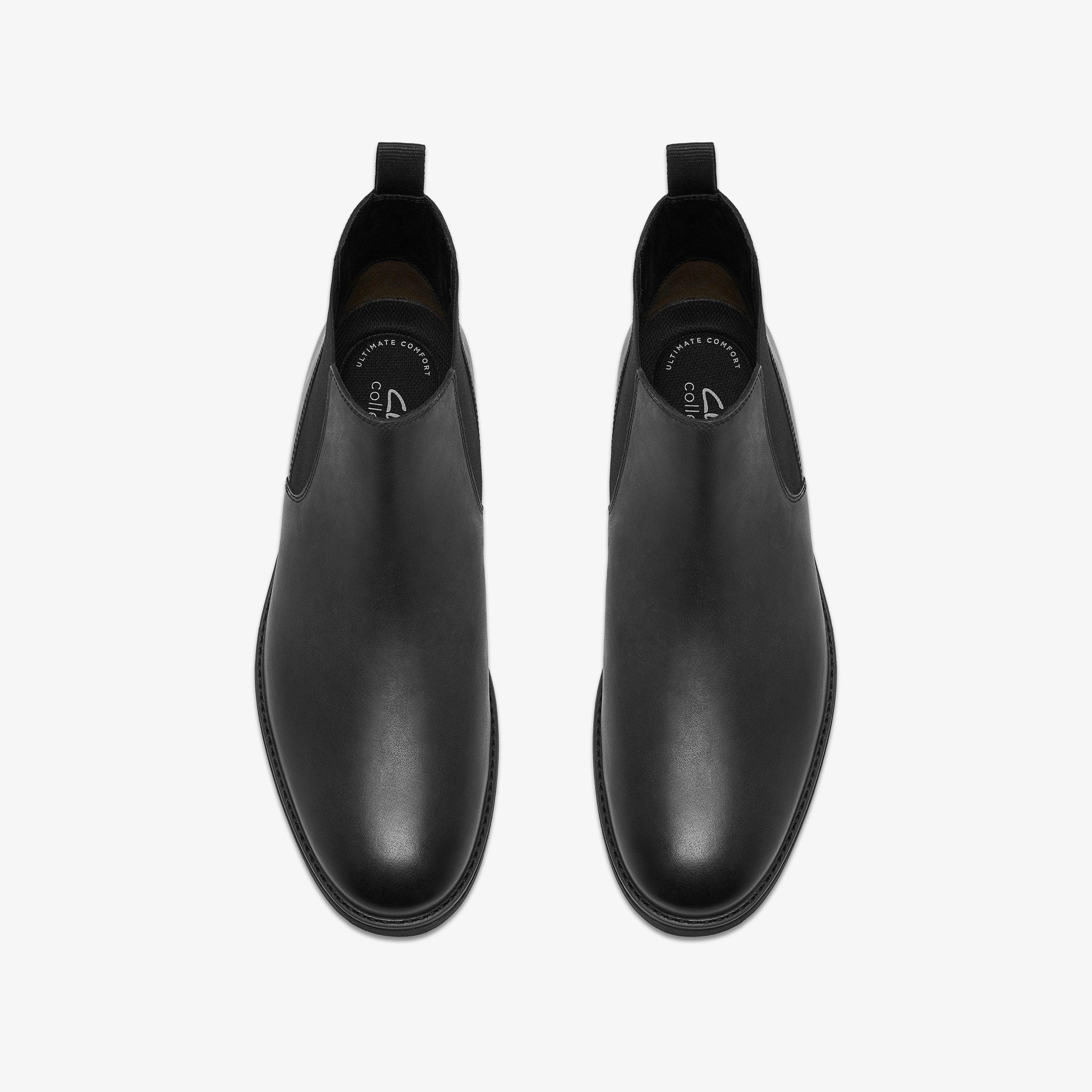Emmet Go Black Leather Ankle Boots, view 6 of 6