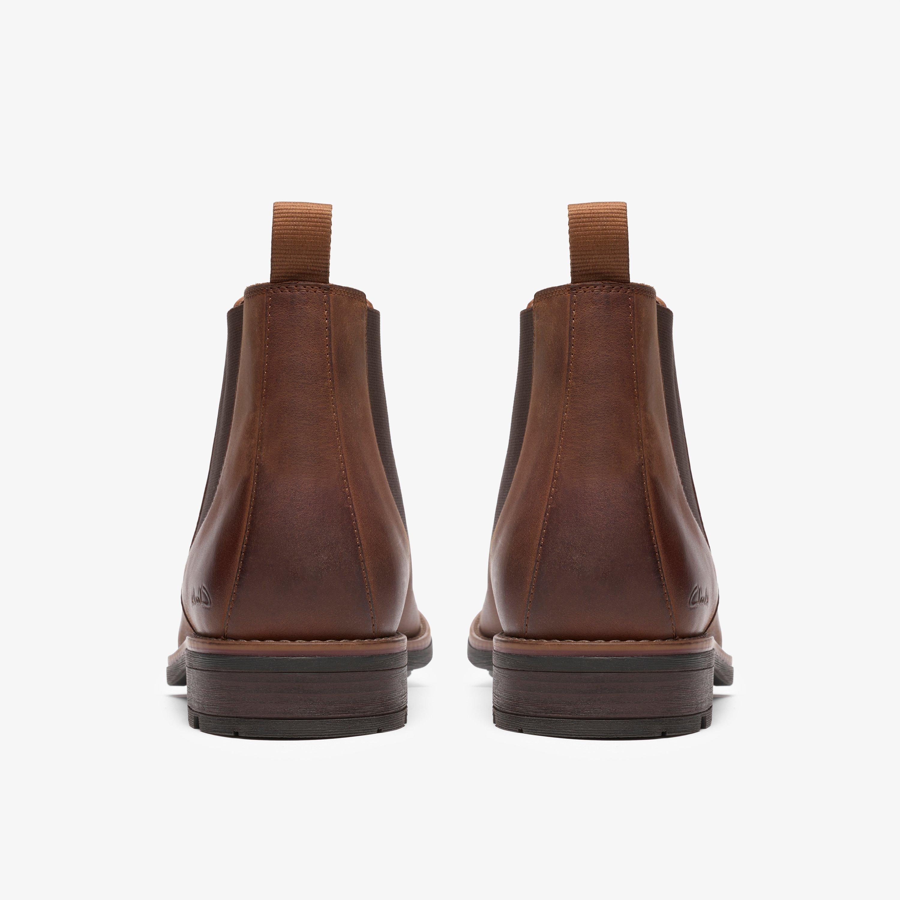 Emmet Go Brown Leather Ankle Boots, view 5 of 6