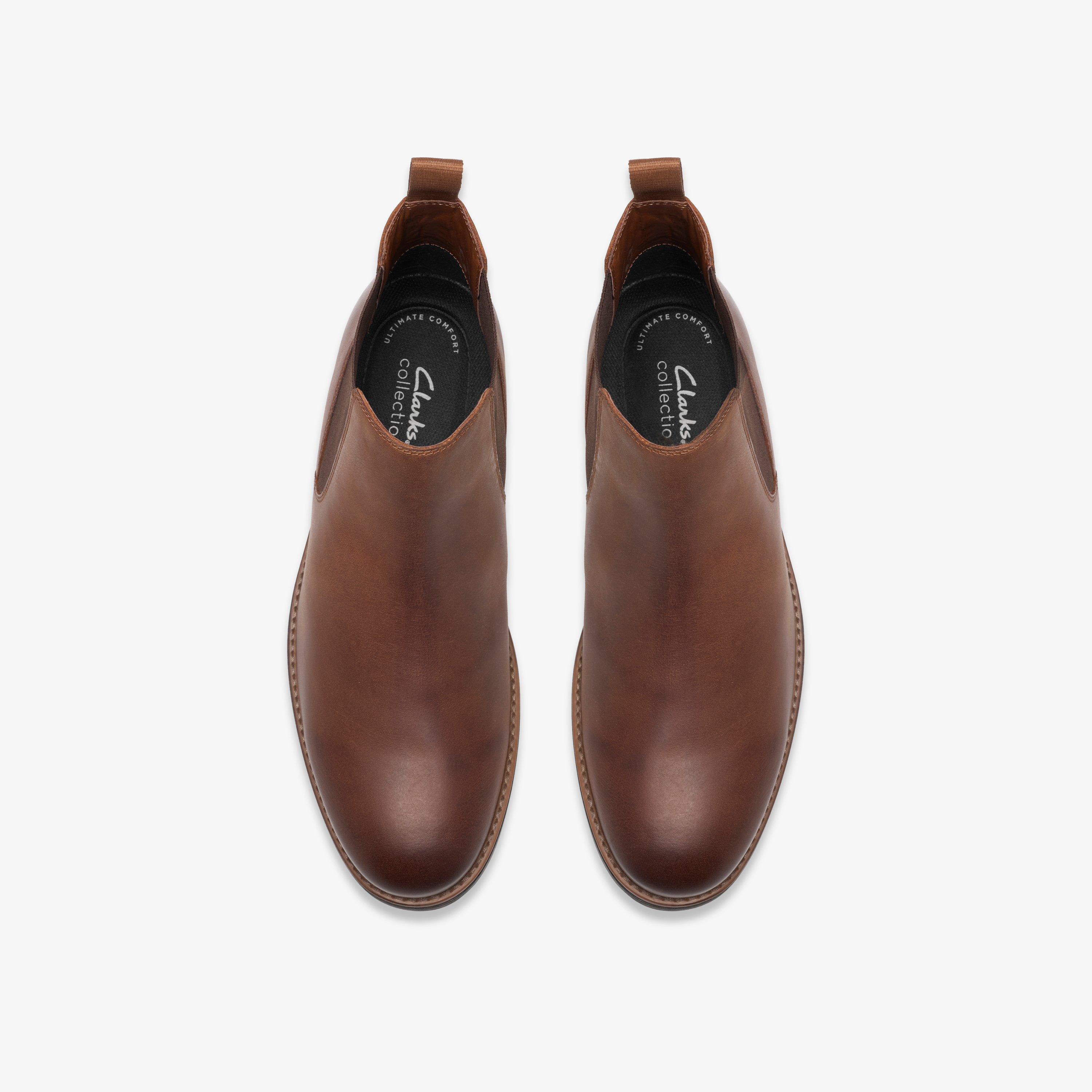 Emmet Go Brown Leather Ankle Boots, view 6 of 6