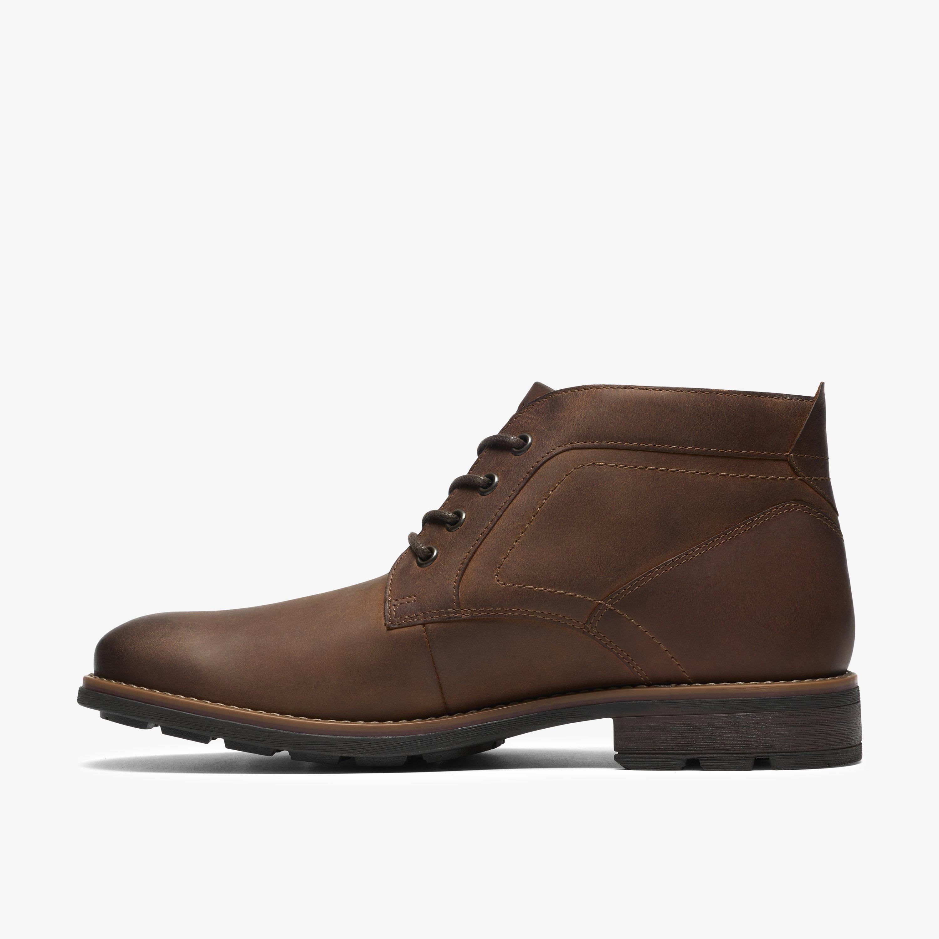 Emmet Chukka Tan Leather Ankle Boots, view 2 of 6