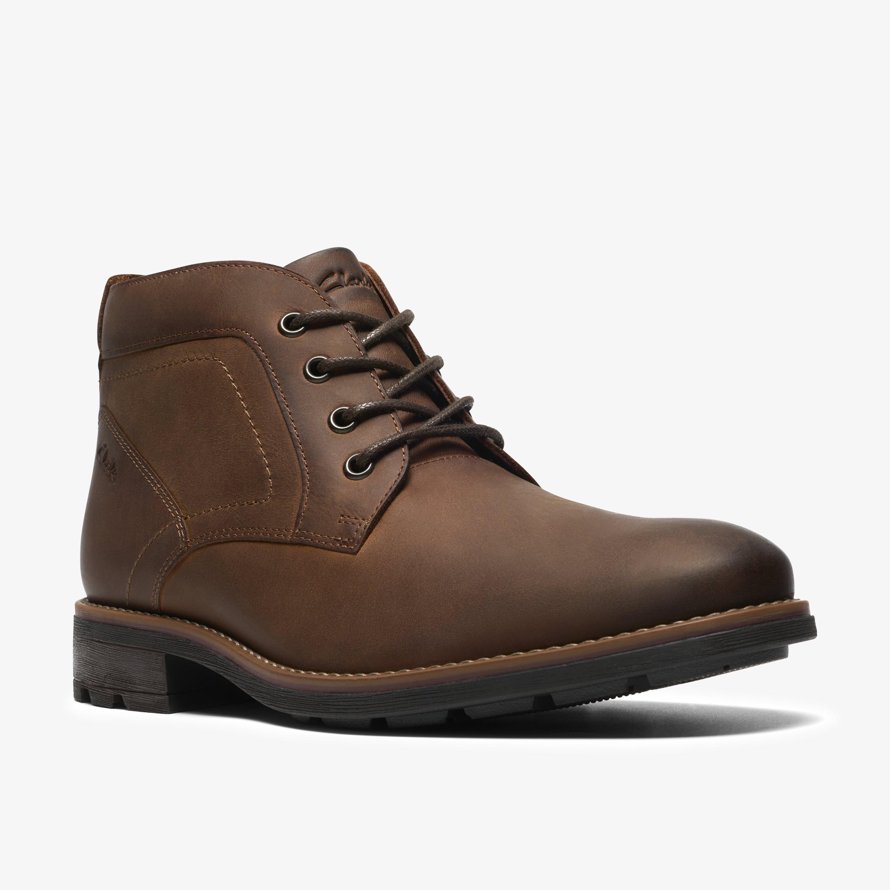 Emmet Chukka Tan Leather Ankle Boots, view 4 of 6