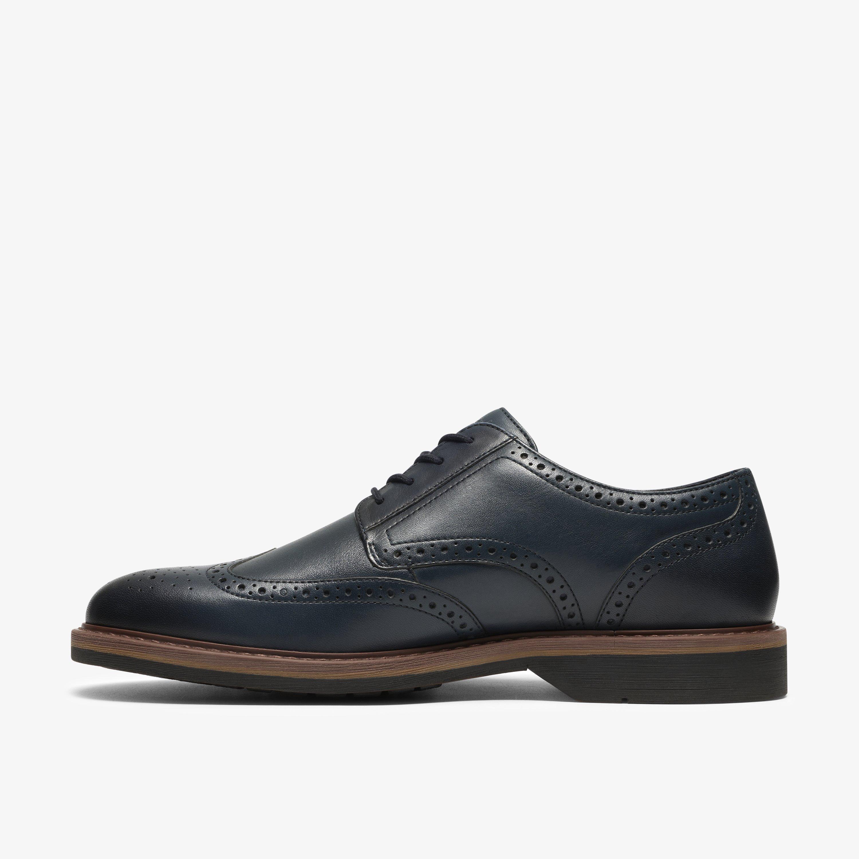 Pitney Brogue Navy Brogues, view 2 of 6