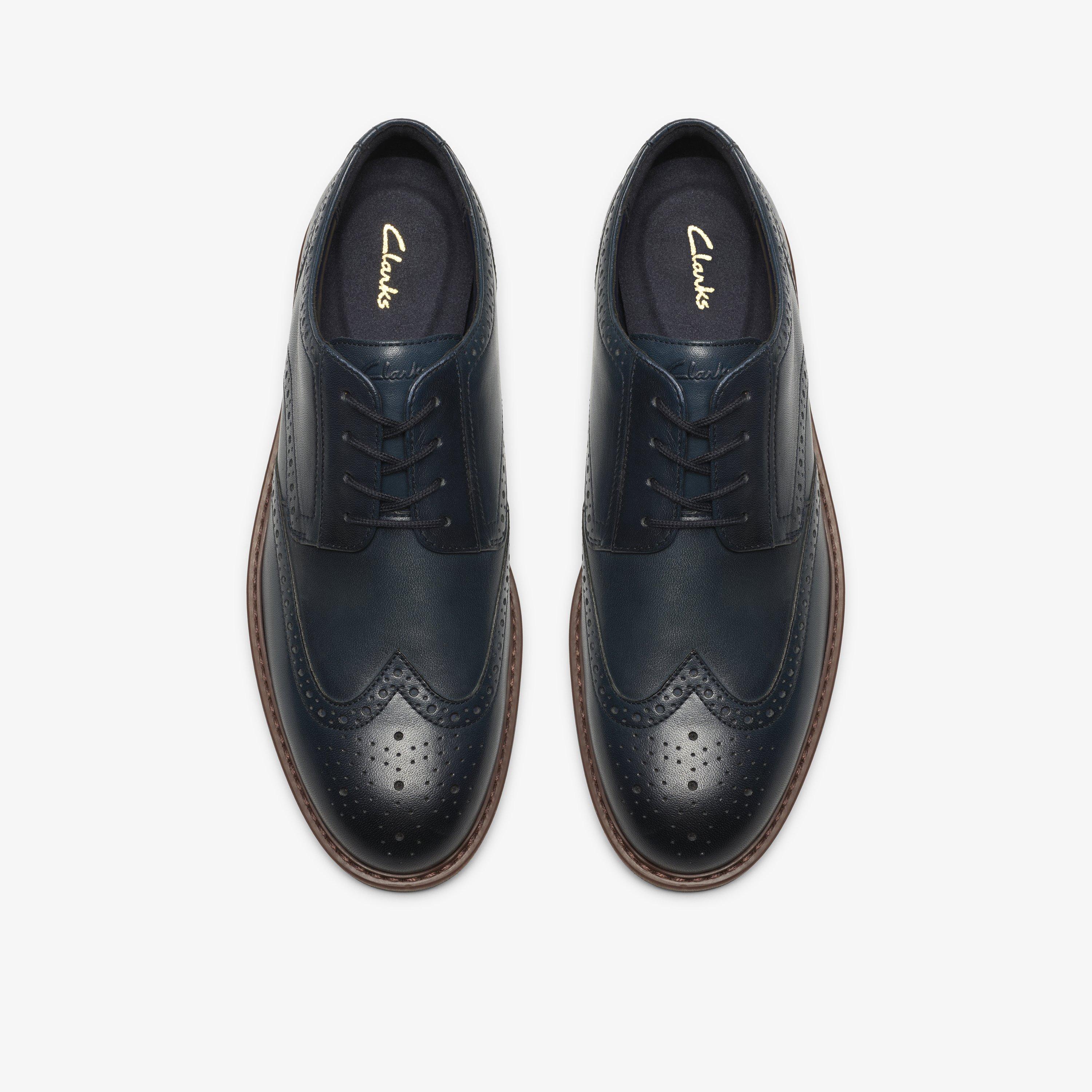 Pitney Brogue Navy Brogues, view 6 of 6