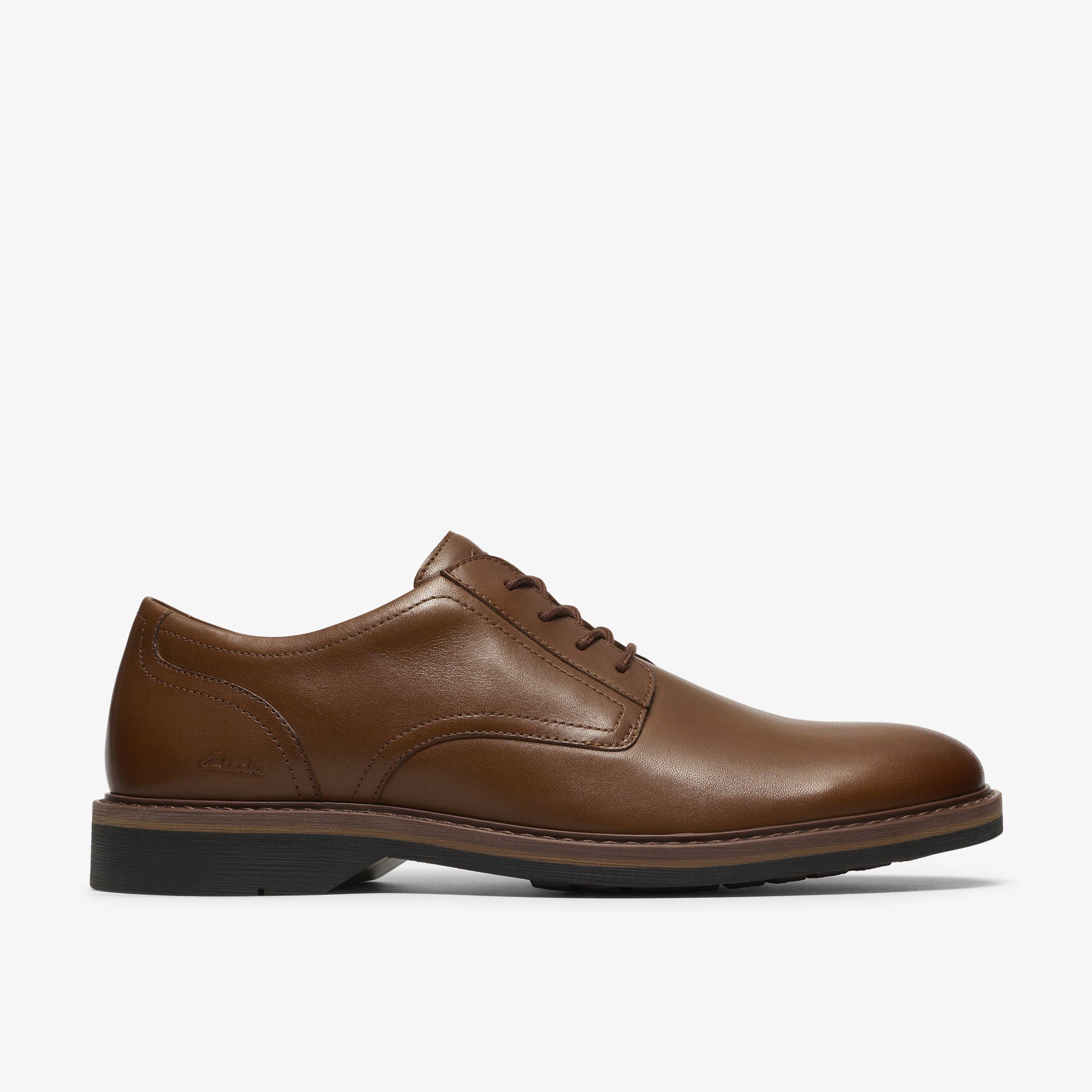 Pitney Derby Dark Tan Derby Shoe Lace Up Derby Shoes, view 1 of 6