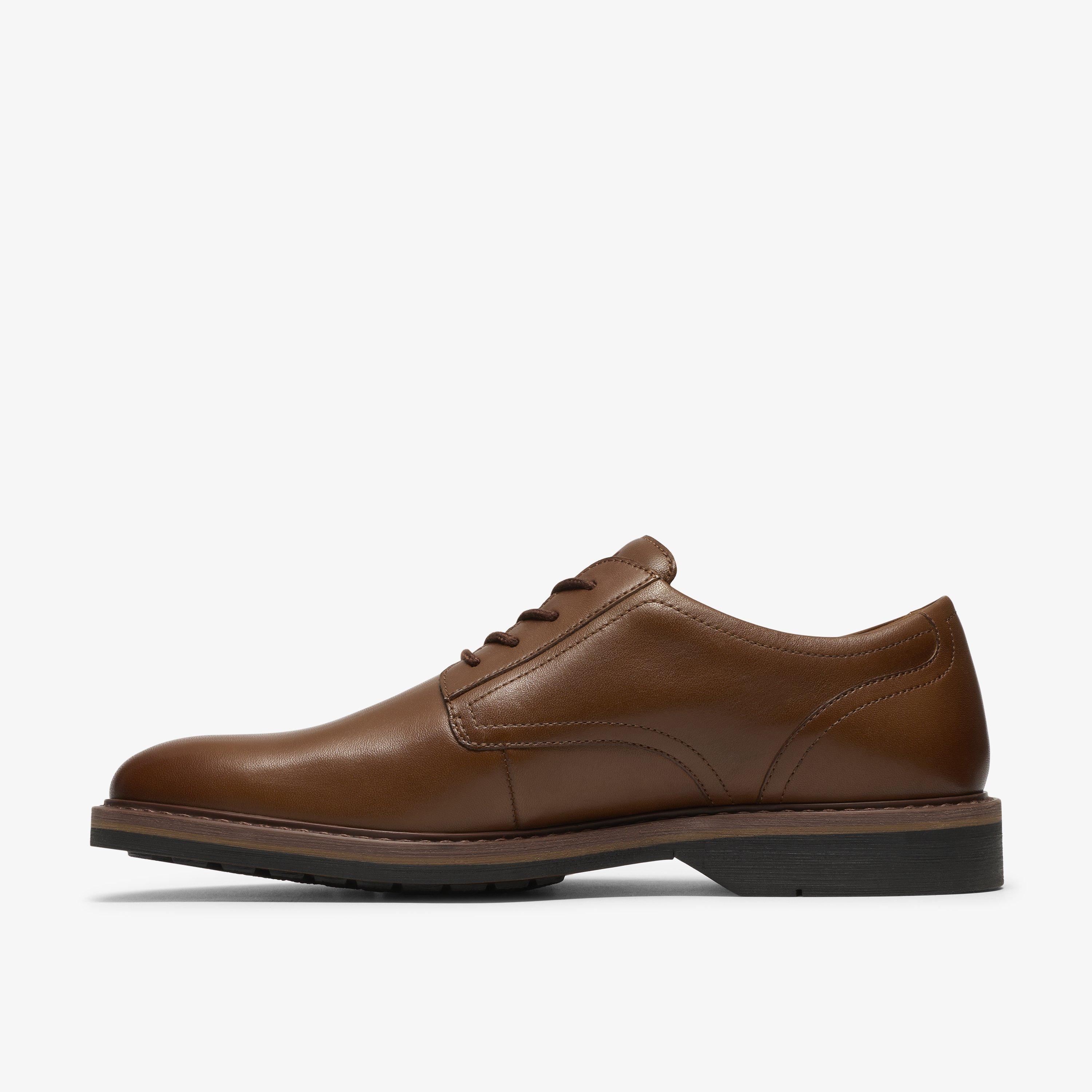 Pitney Derby Dark Tan Derby Shoes, view 2 of 6