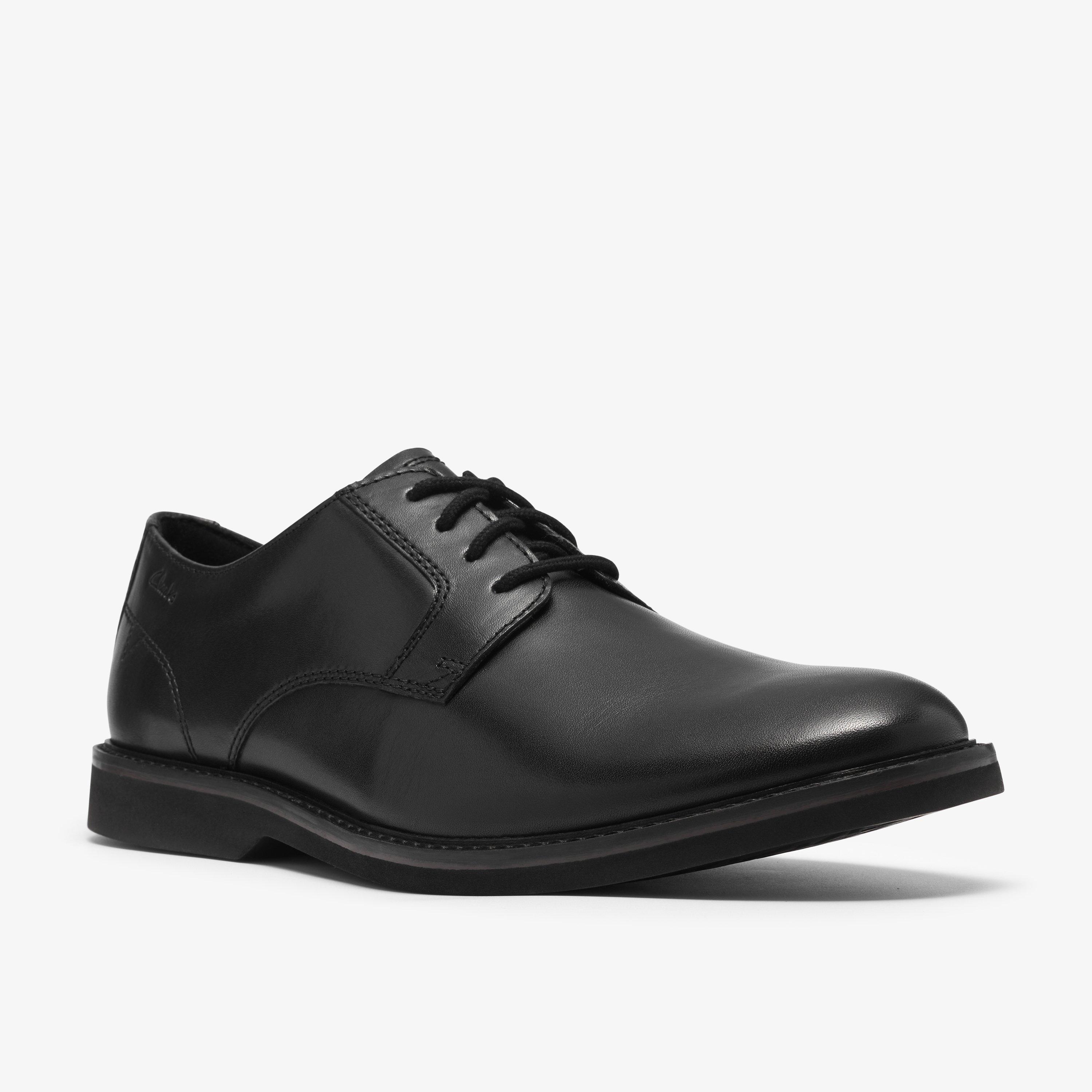 Atticus LT Tie Zwart Leer Veterschoenen, view 4 of 6