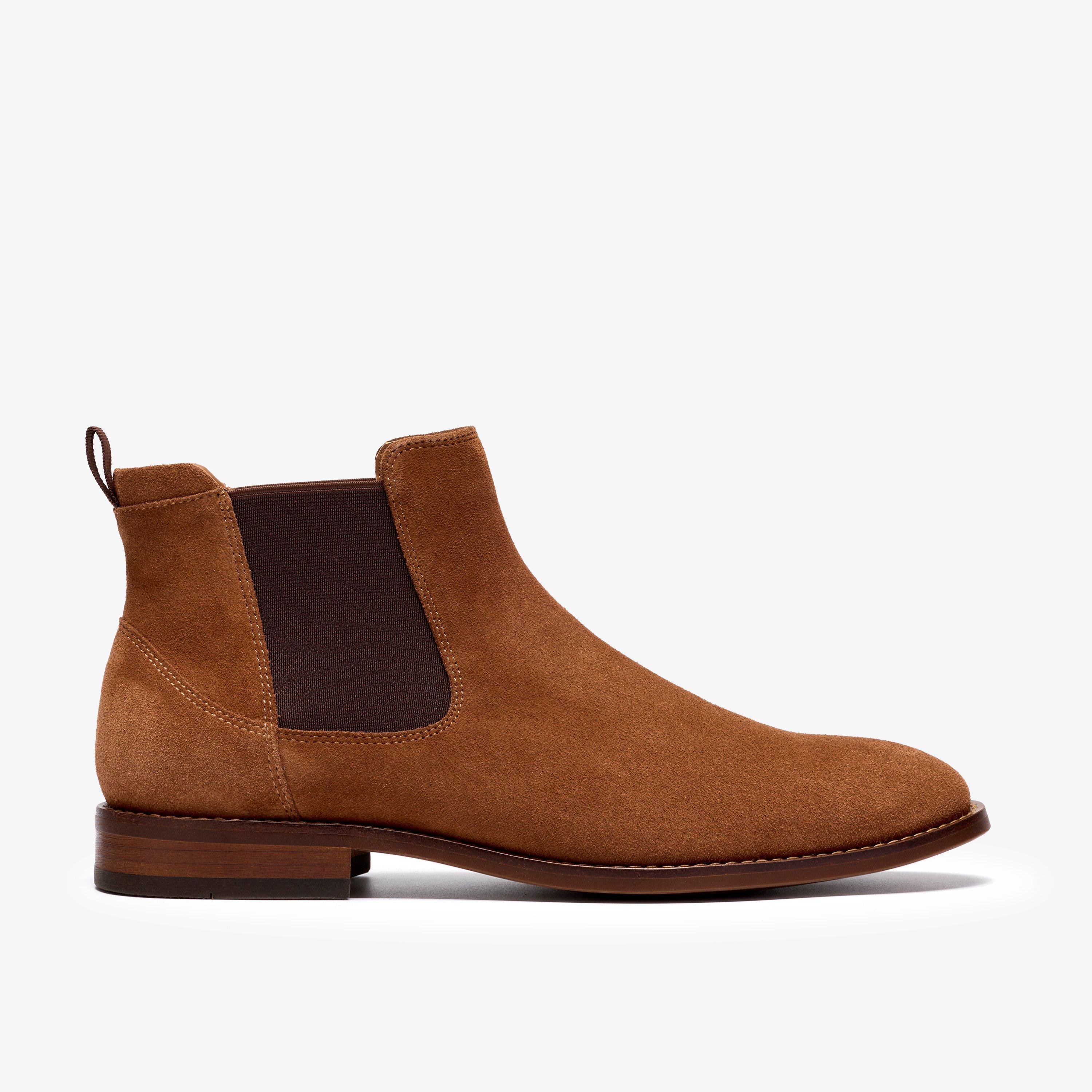 Bowburn Top Gamuza Ocre Botines Botines Chelsea, view 1 of 6