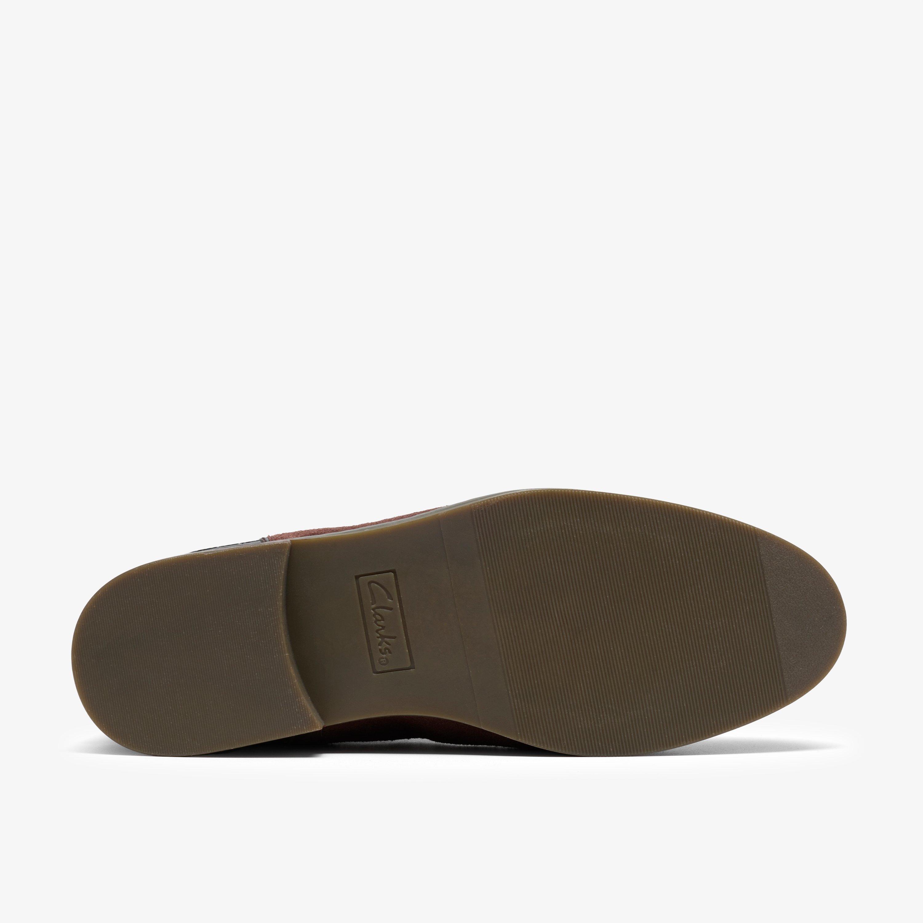 Conara Top Dark Brown Combination Ankle Boots Chelsea Boots, view 3 of 6