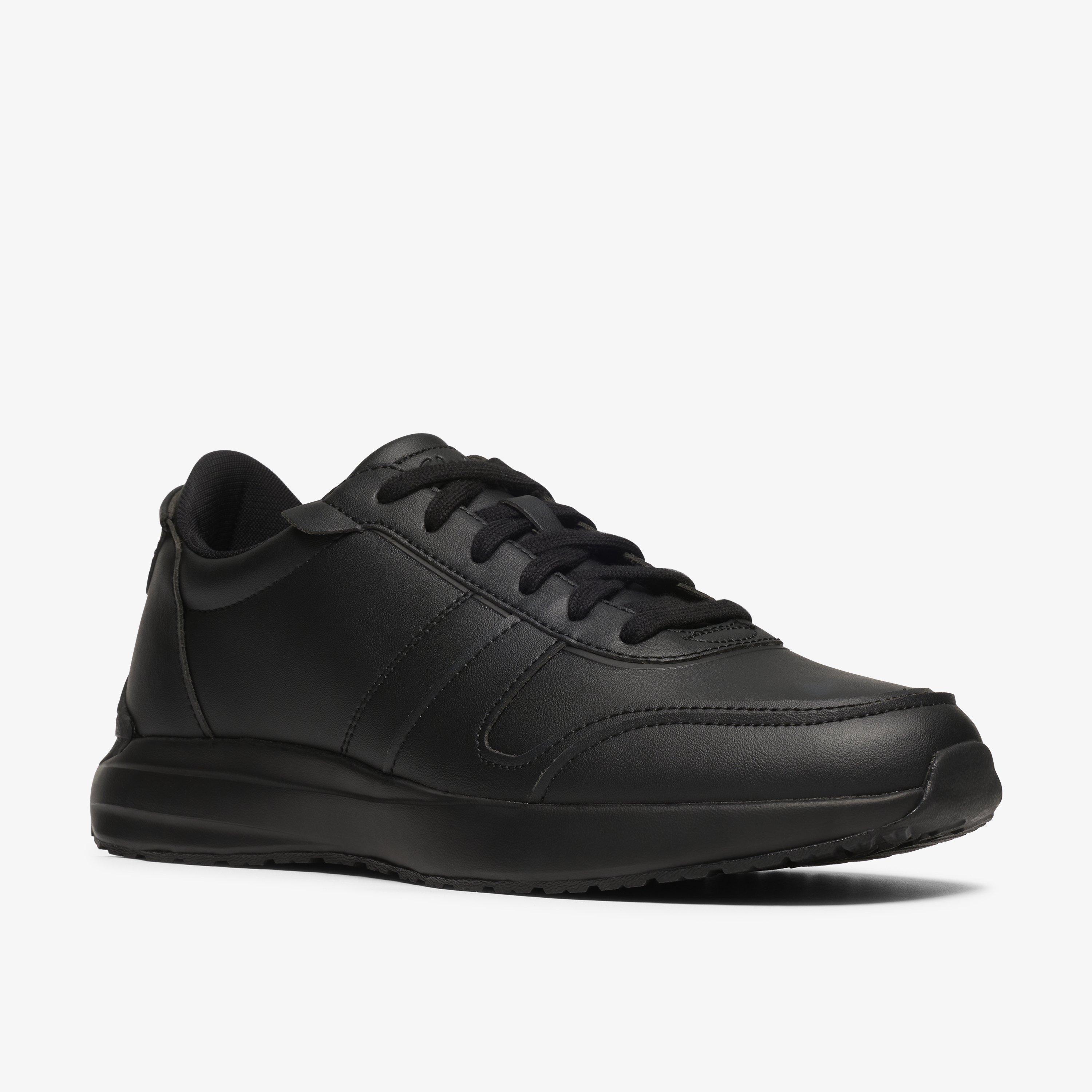 Cawton Lace Black Trainers, view 4 of 6