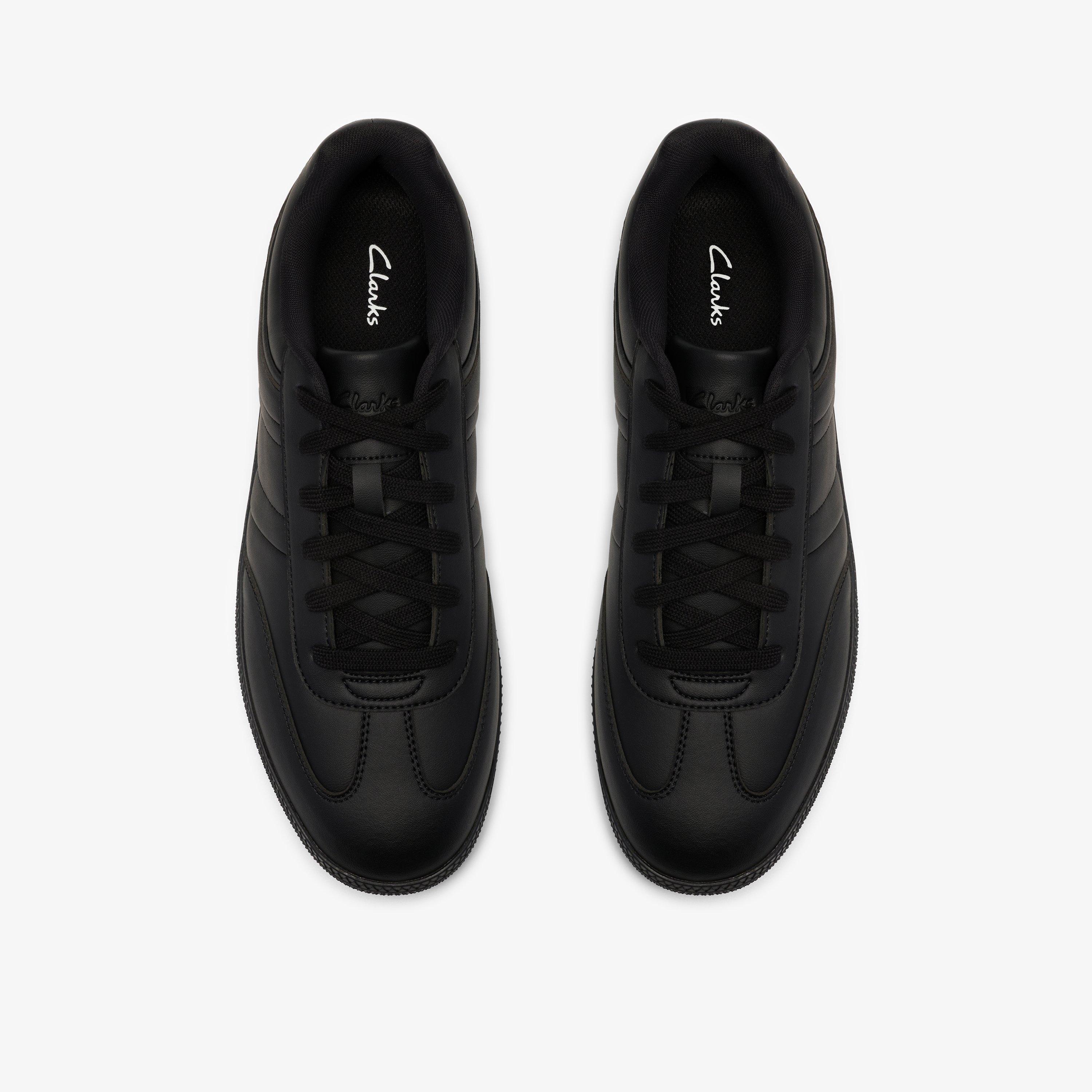 Fosse Tie Black Trainers, view 6 of 6