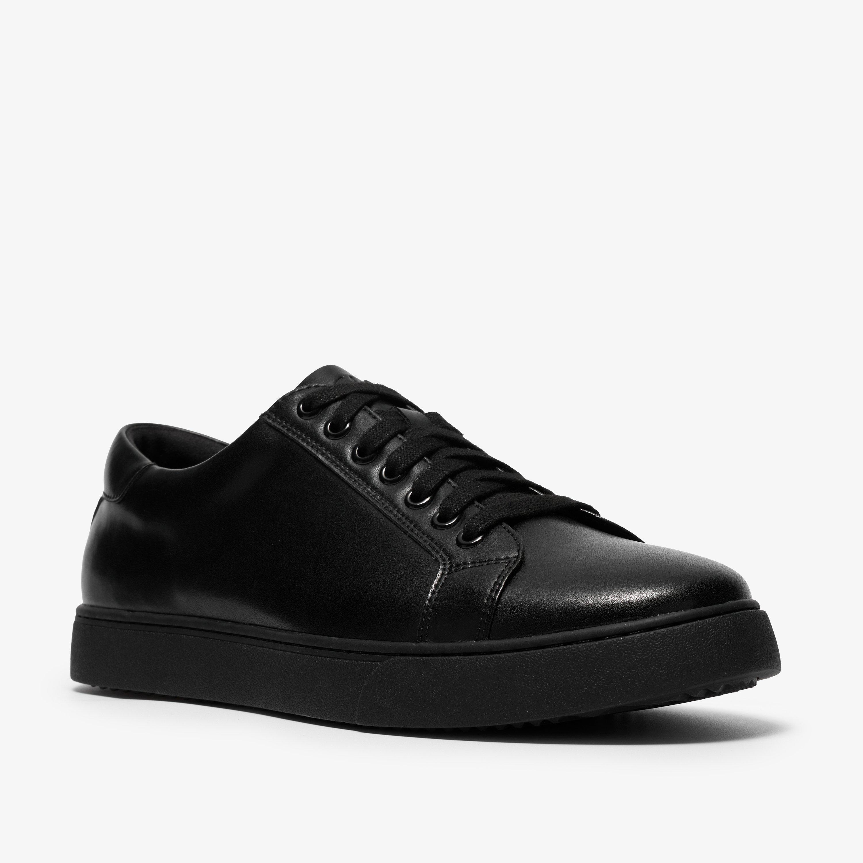 Lockton Lace Black/Black Trainers, view 4 of 6
