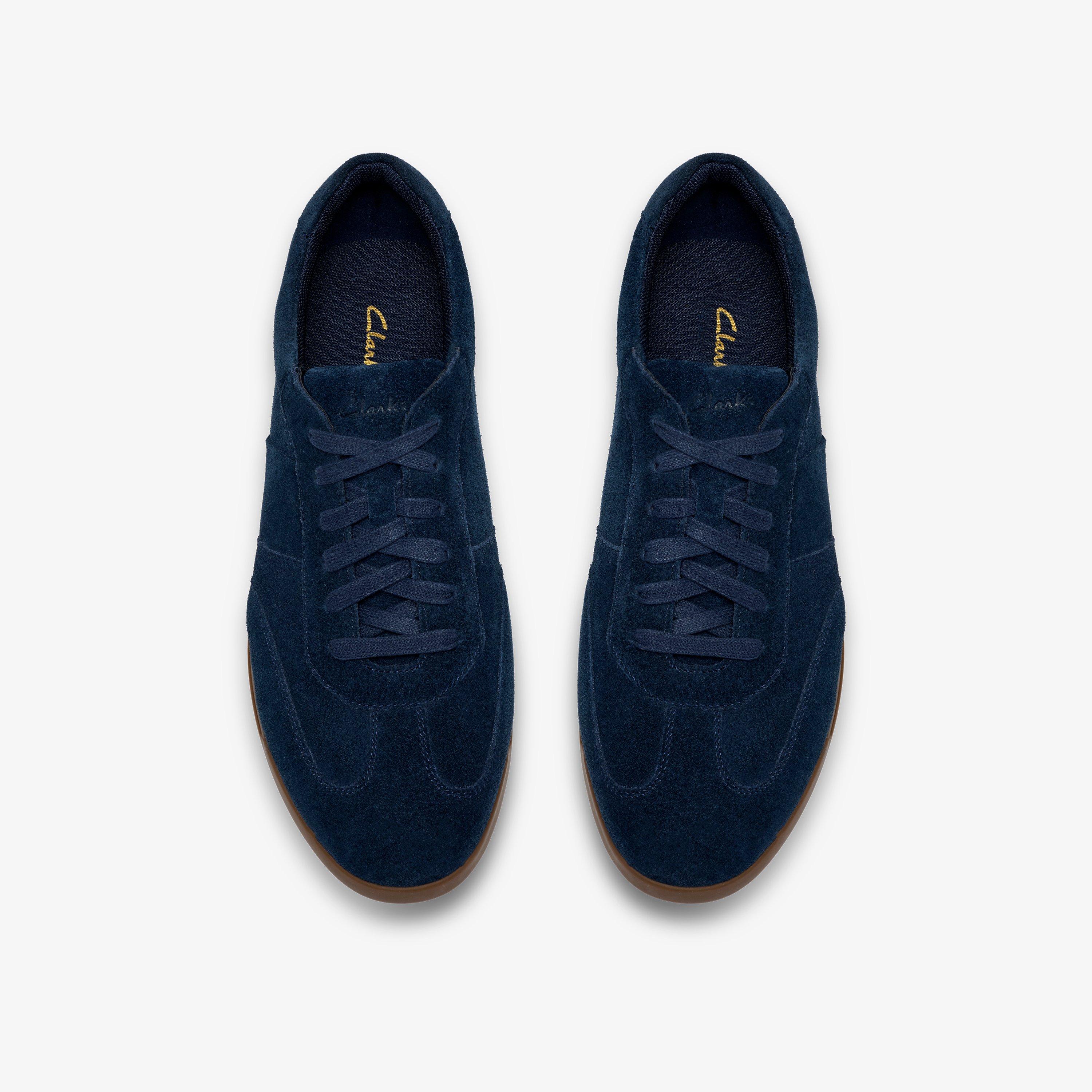 Henton Lo Navy Suede Trainers, view 6 of 6