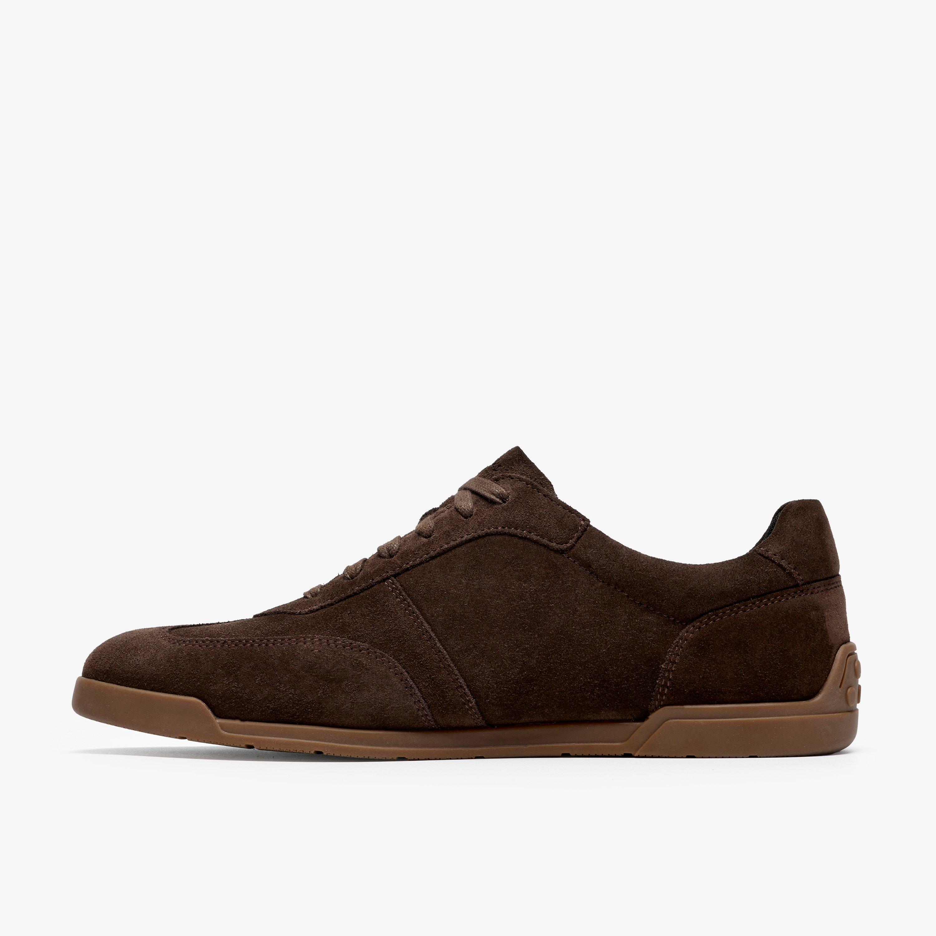 Henton Lo Brown Suede Trainers, view 2 of 6