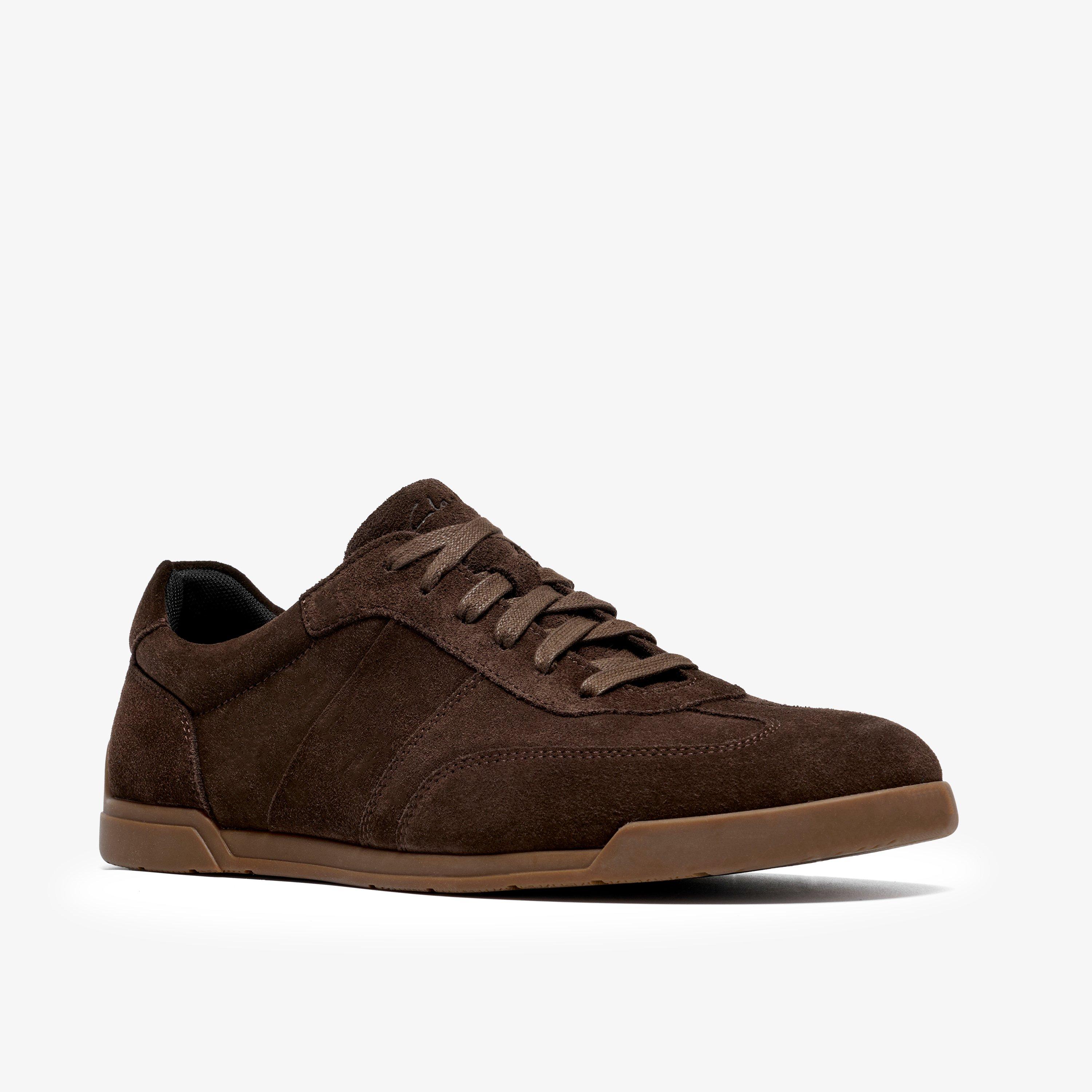 Henton Lo Brown Suede Trainers, view 4 of 6