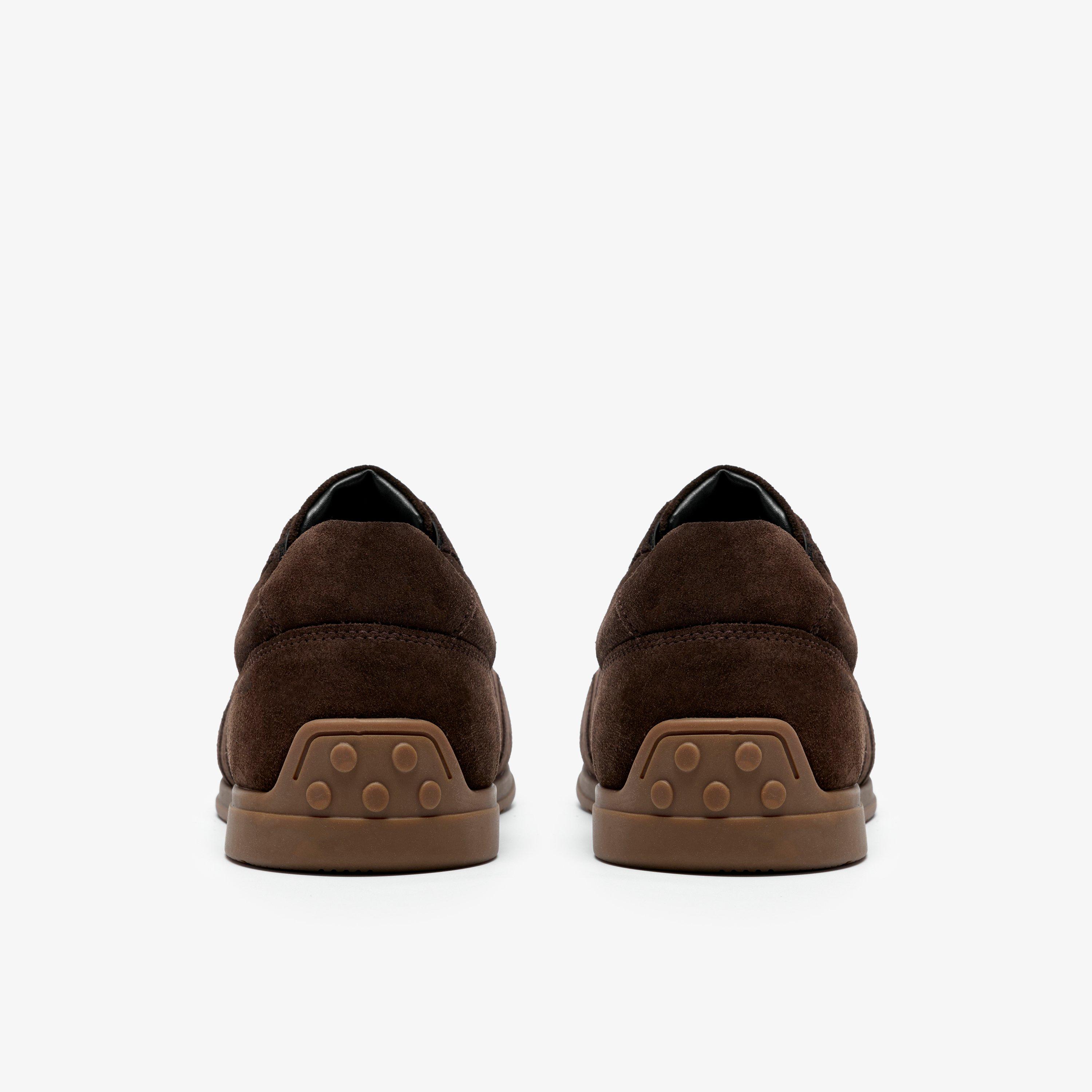 Henton Lo Brown Suede Trainers, view 5 of 6