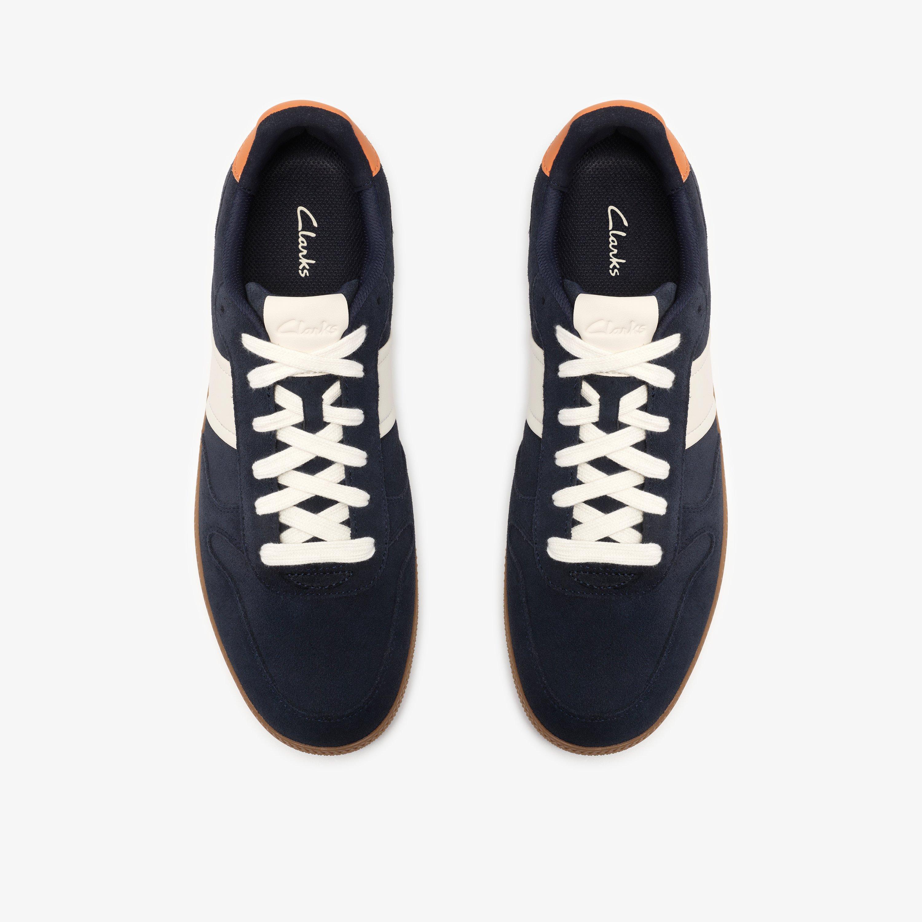 Fosse Lo Navy Suede Trainers, view 6 of 6