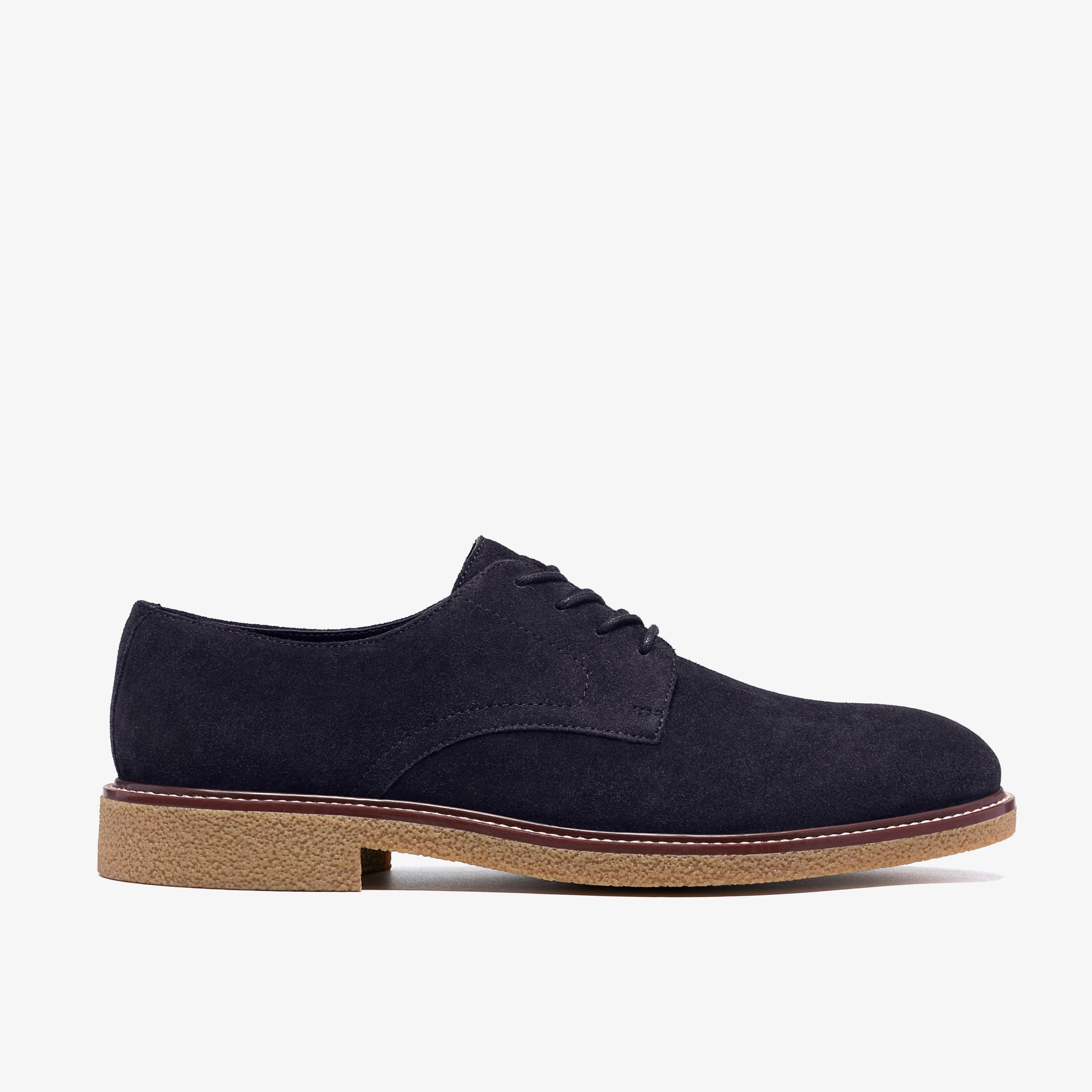 Chelwood Lace Navy Suede Derby Shoes Lace Up, view 1 of 6