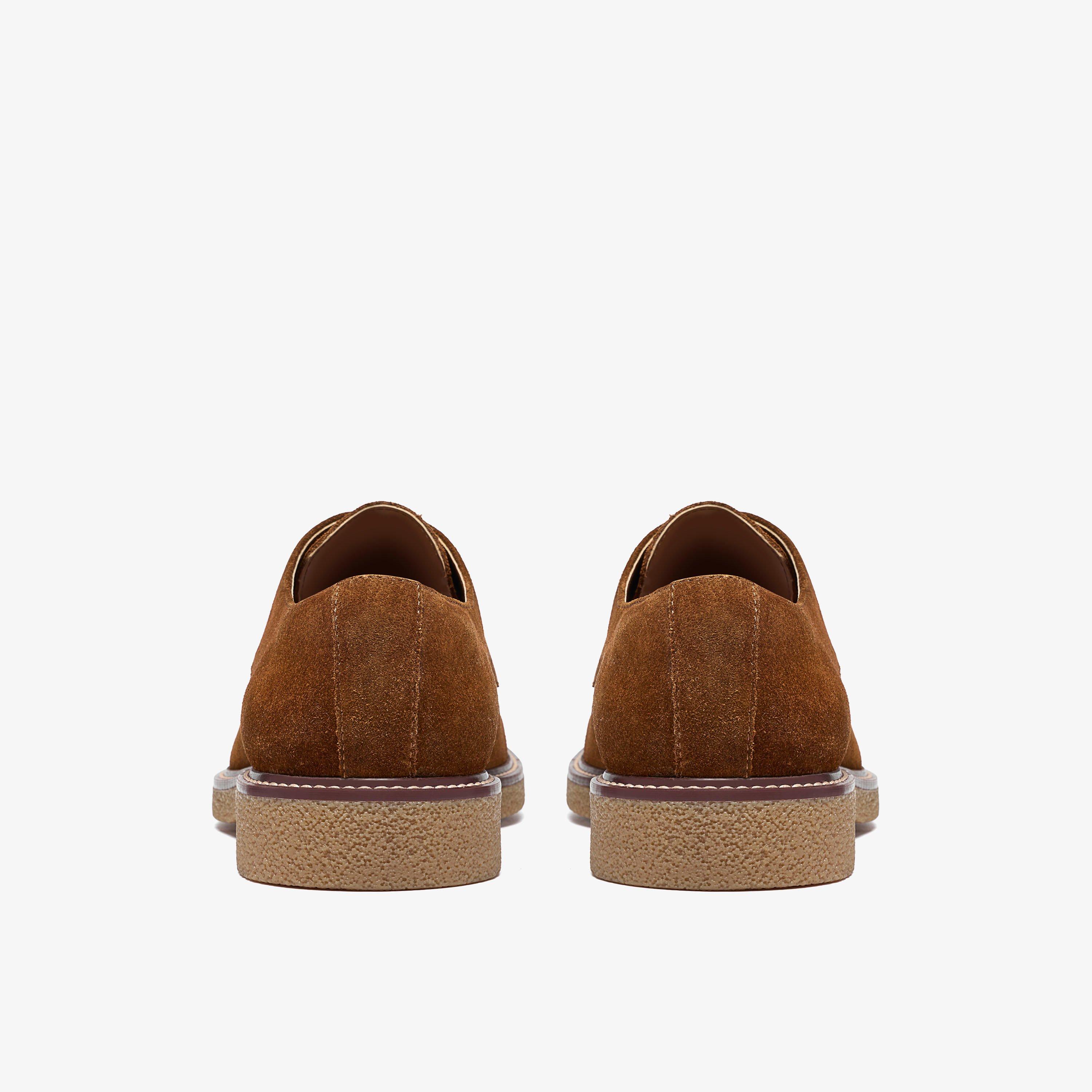Chelwood Lace Cola Suede Derby Shoes, view 5 of 6