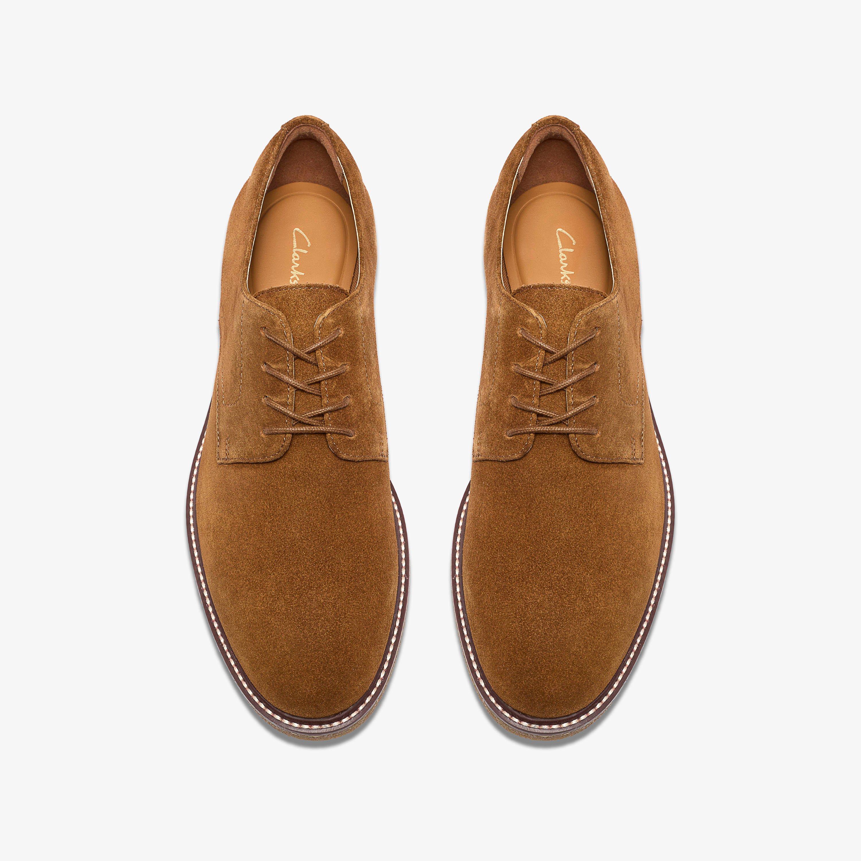 Chelwood Lace Cola Suede Derby Shoes, view 6 of 6