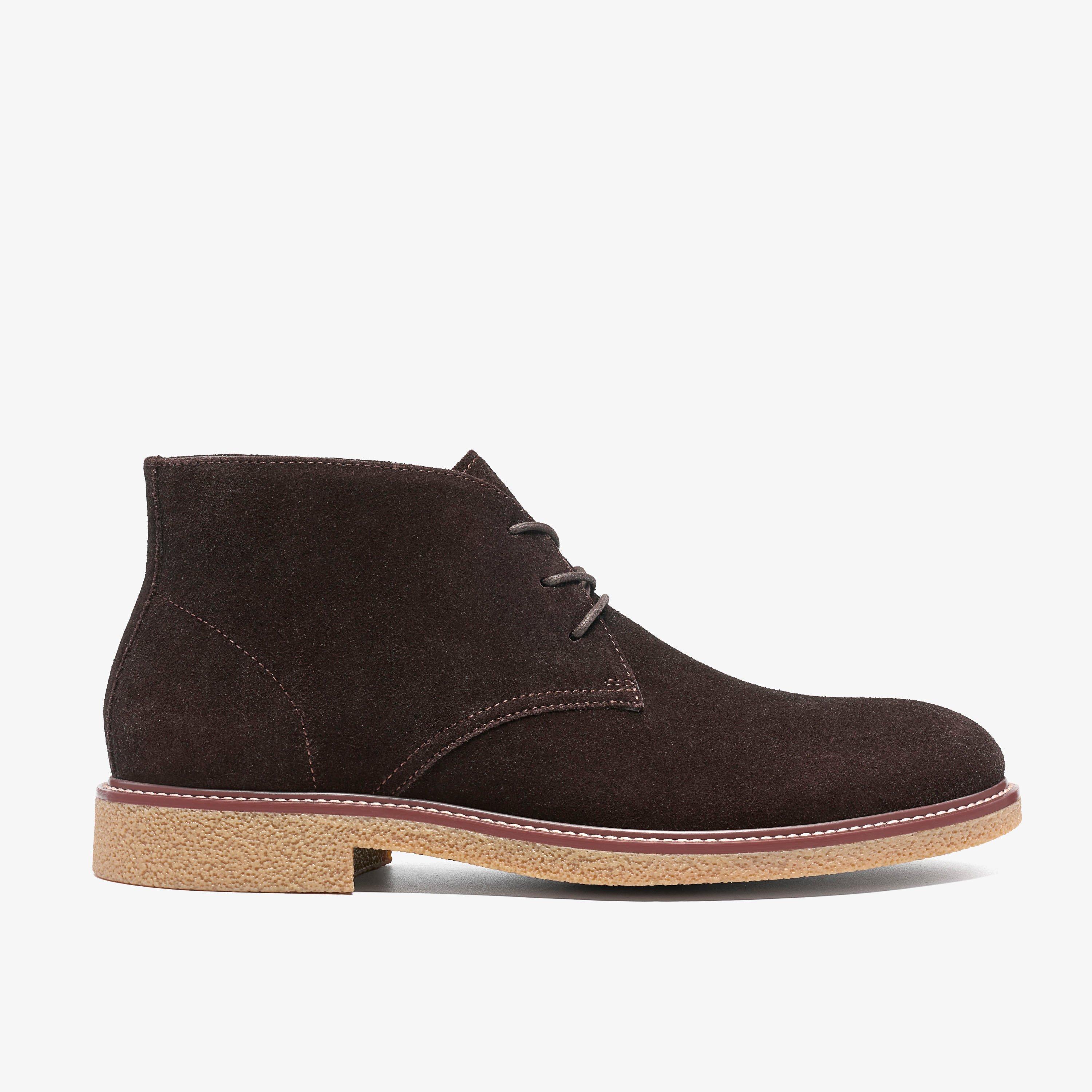 Chelwood Mid Brown Suede Ankle Boots, view 1 of 6