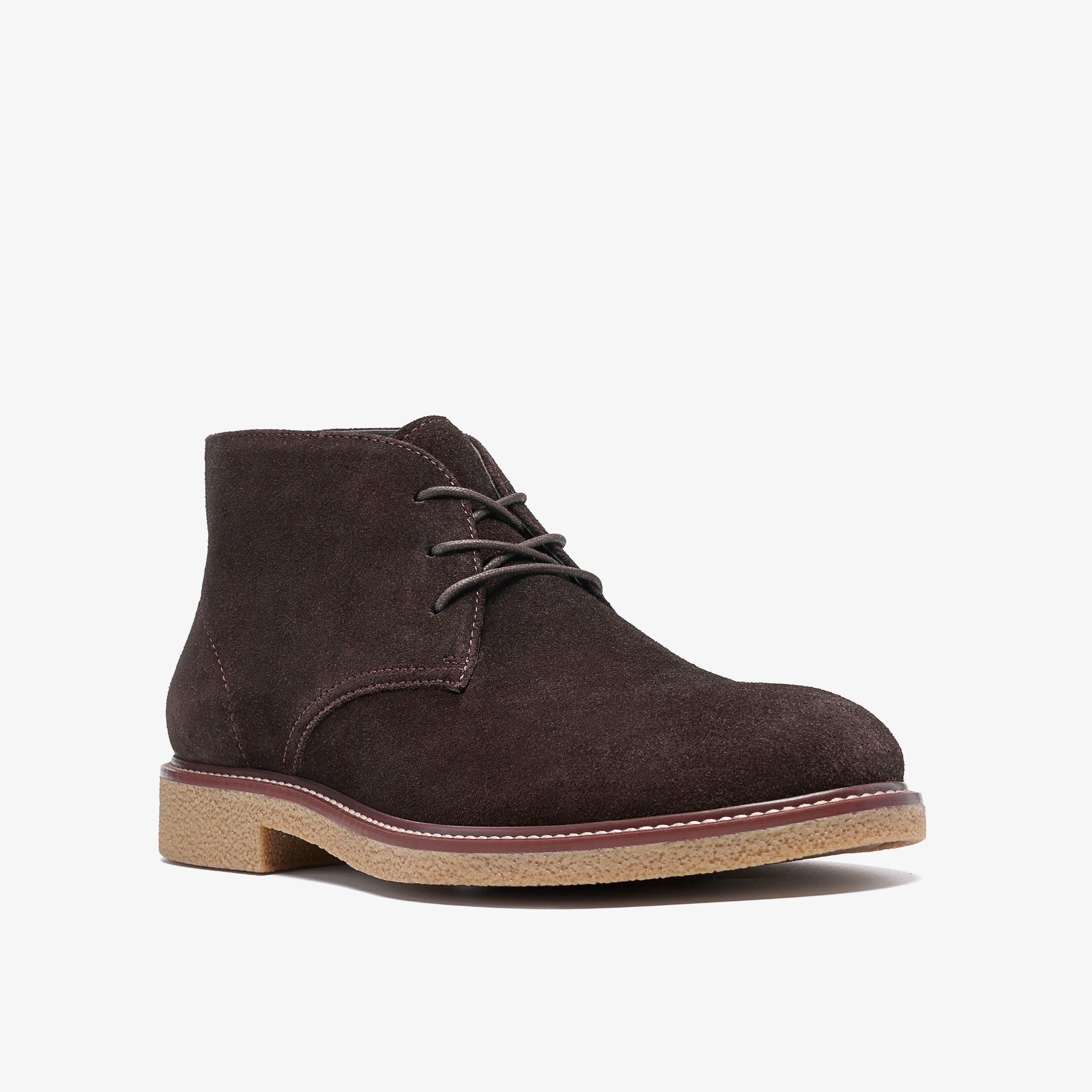 Chelwood Mid Bruin suède Enkellaarzen Veterschoenen, view 4 of 6