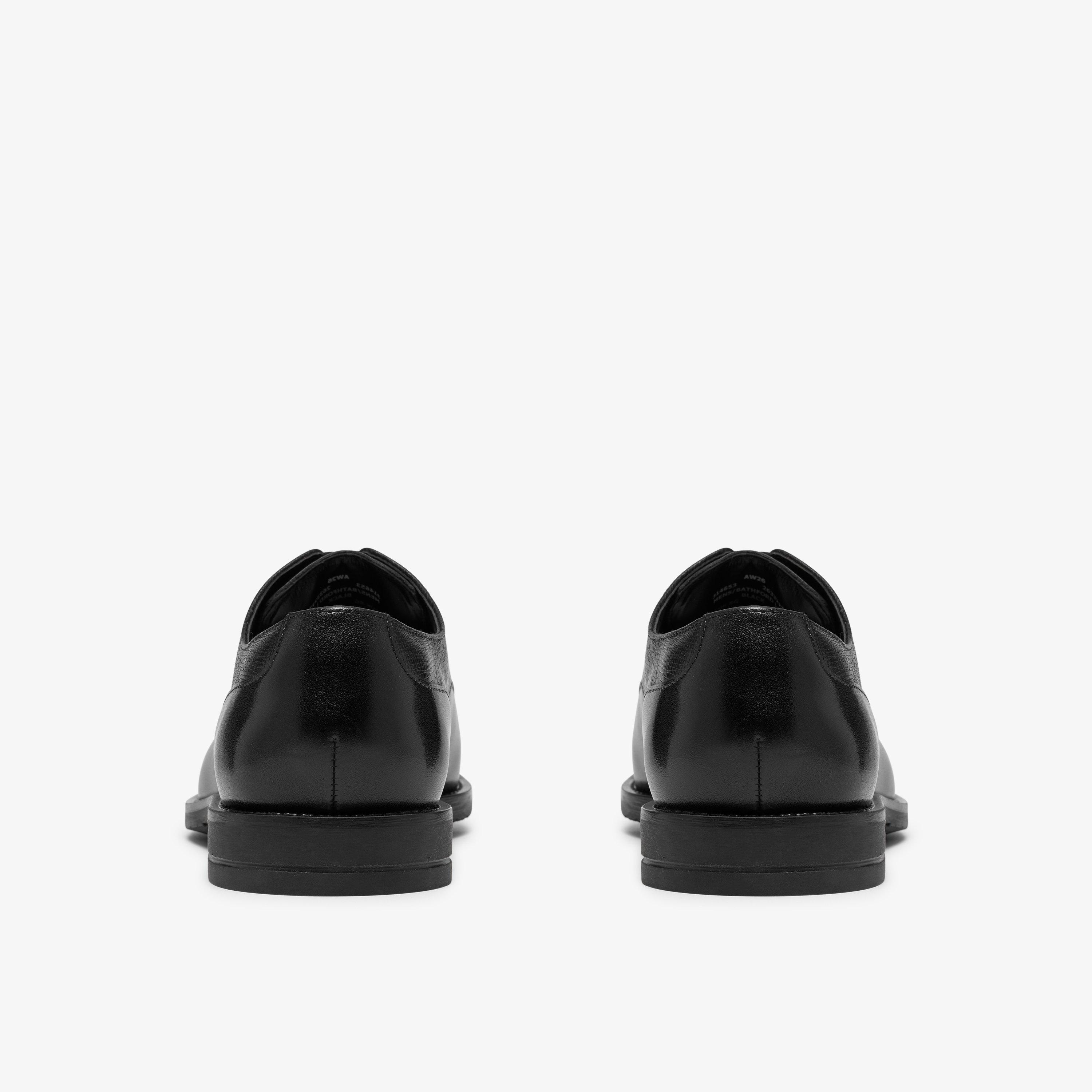 Bathford Lace Black Leather Derby Shoes Lace Up, view 5 of 6