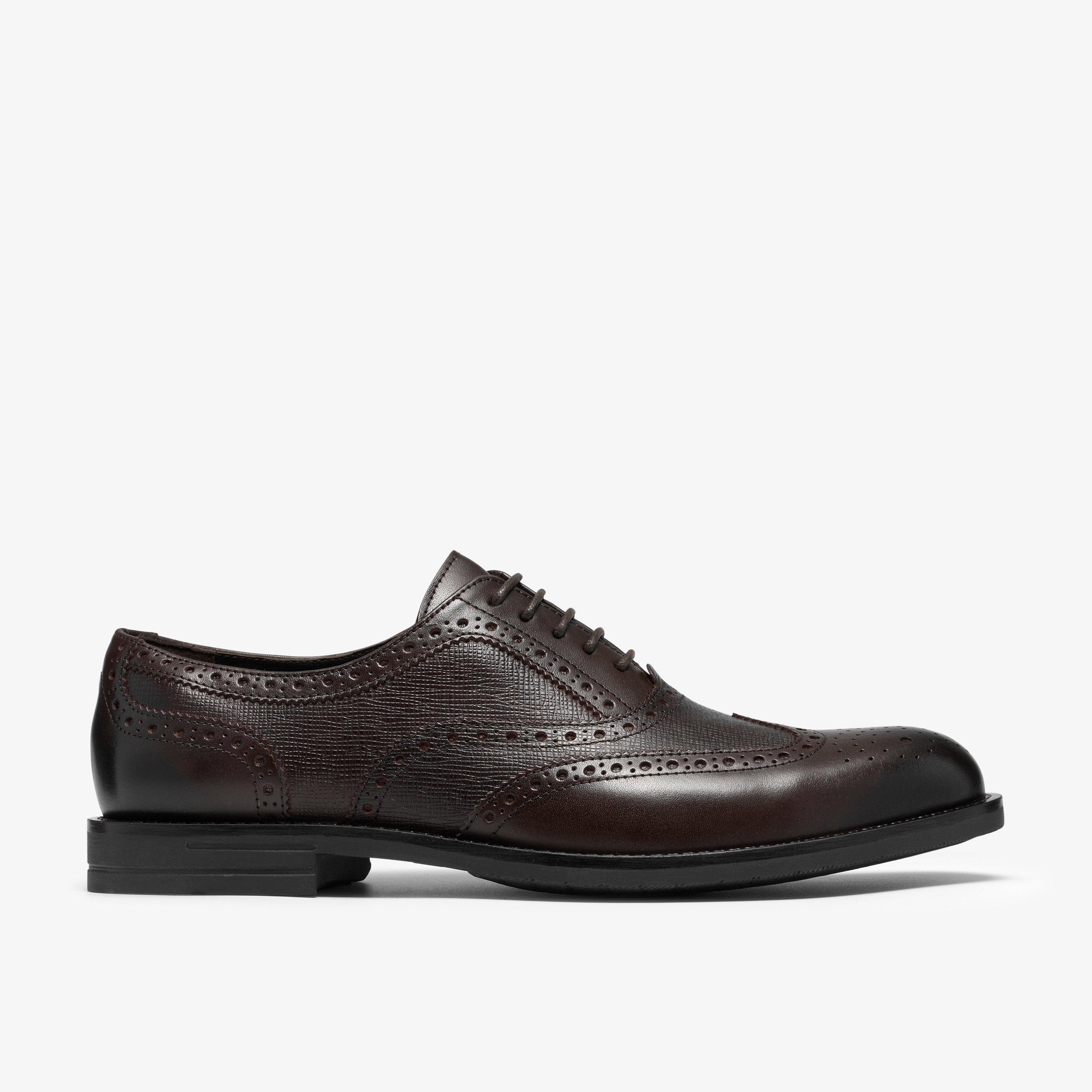 Bathford Tip Brown Leather Derby Shoes Lace Up, view 1 of 6