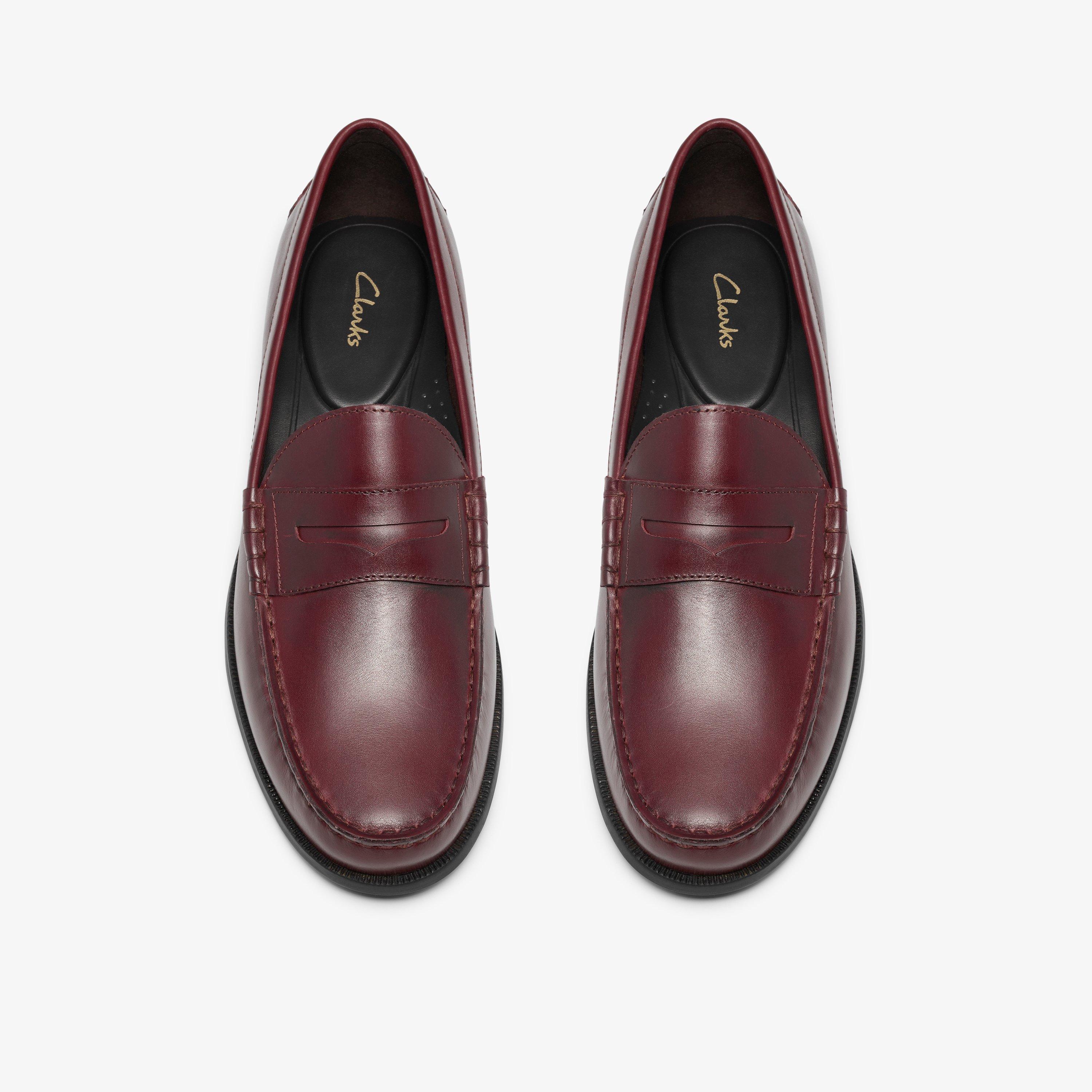 Stanbridge Lo Wine Leather Loafers, view 6 of 6