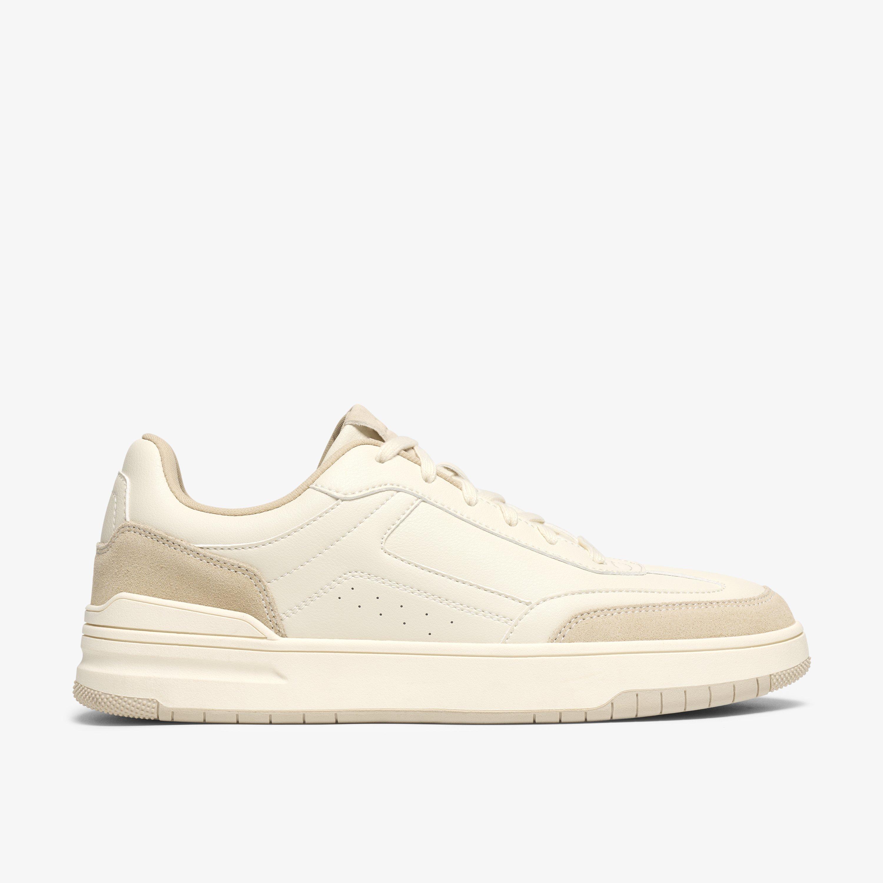 Dursdon Tie Off White Trainers Lace Up, view 1 of 6
