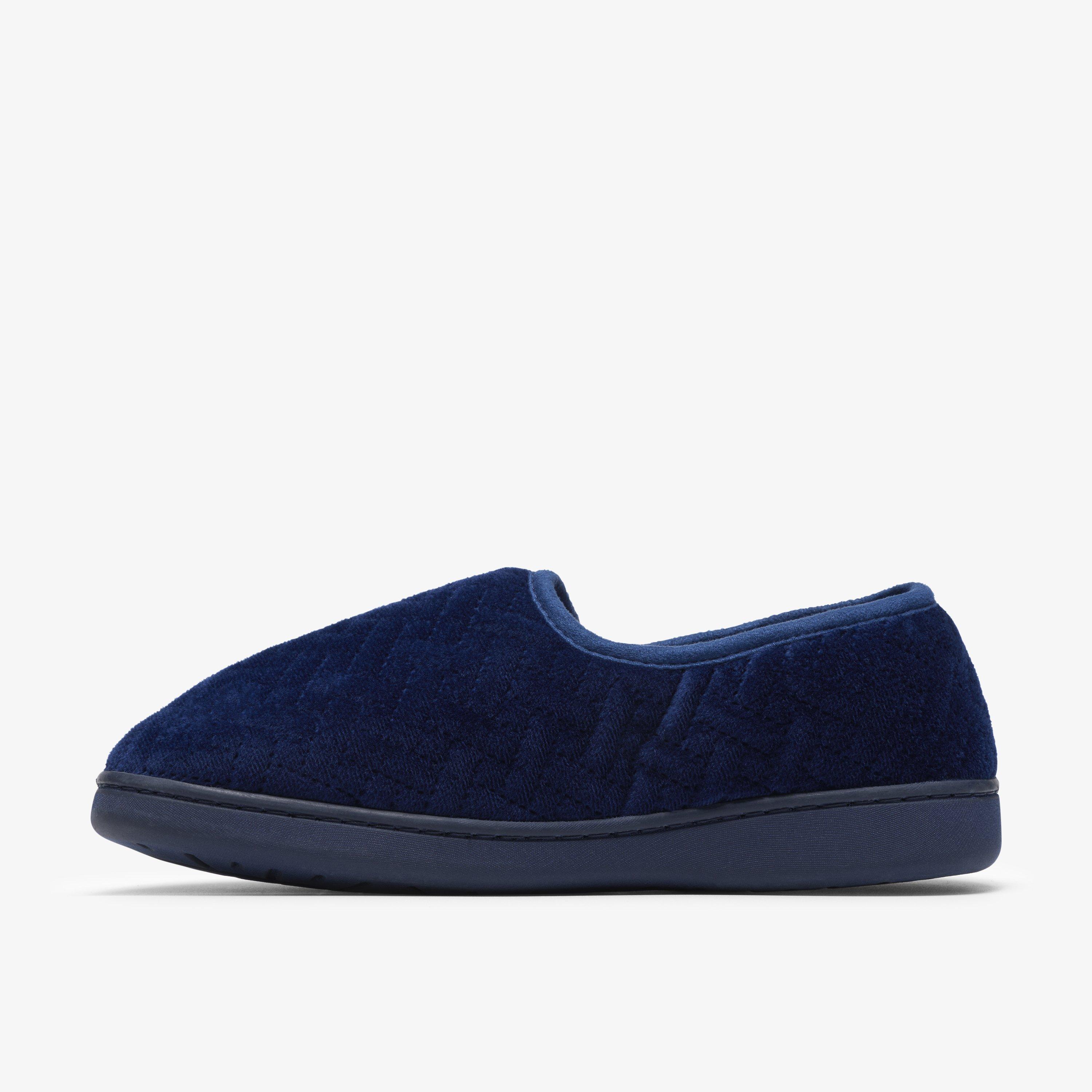 Twyla Charmed Navy Slip Ons Slippers, view 2 of 6
