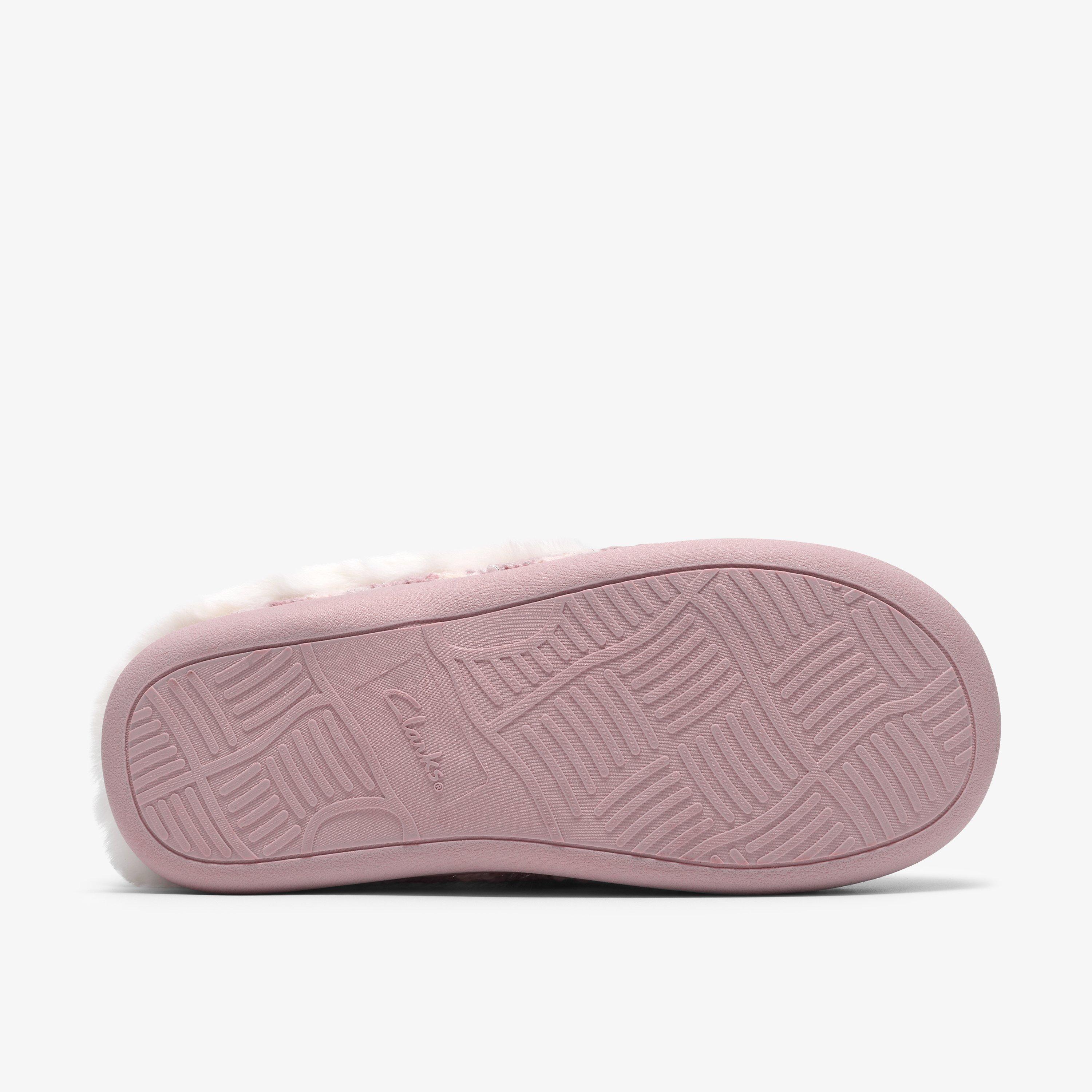 Kallia Festive Pink Interest Slip Ons Slippers, view 3 of 6
