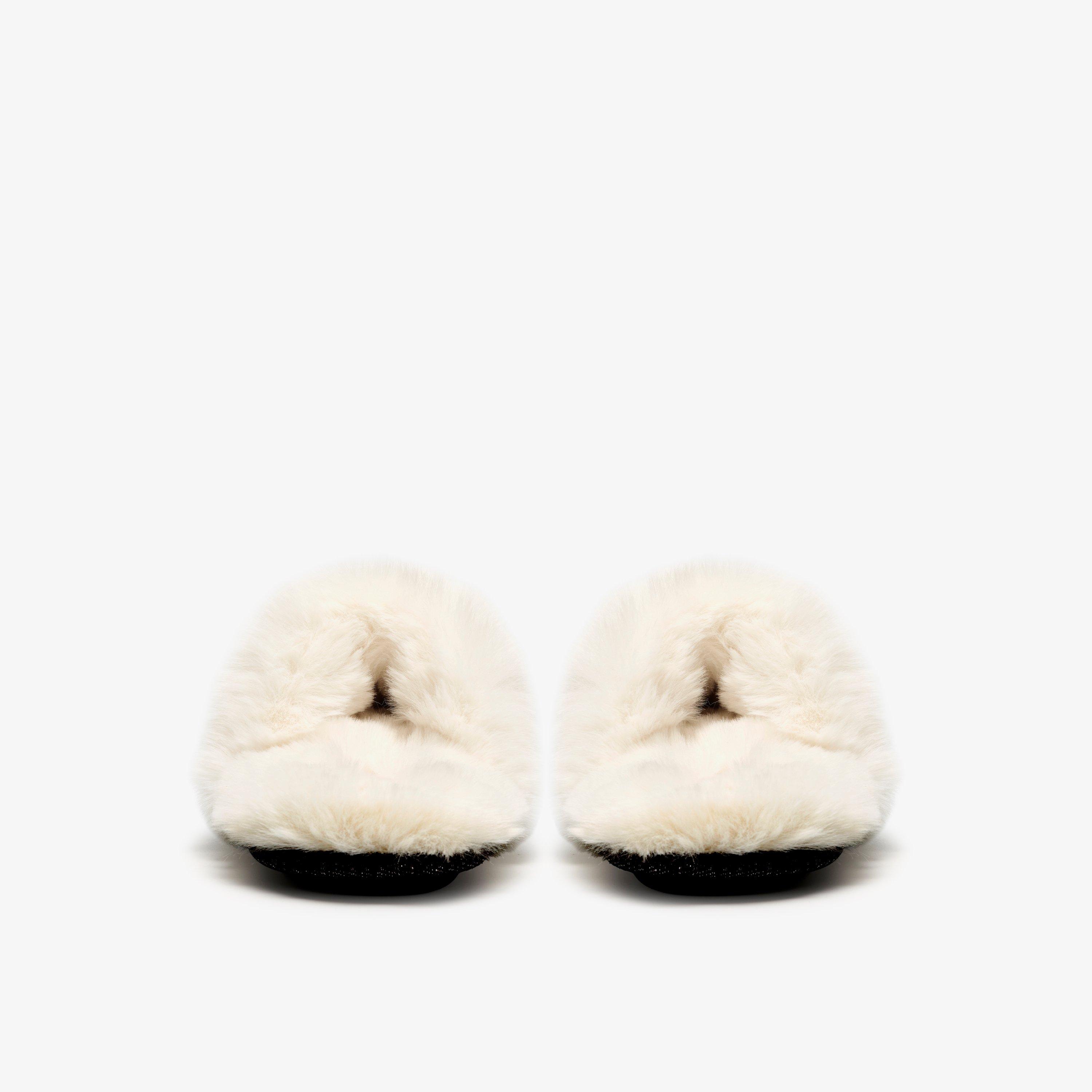 Naxia Festive Grey Interest Slip Ons Slippers, view 5 of 6