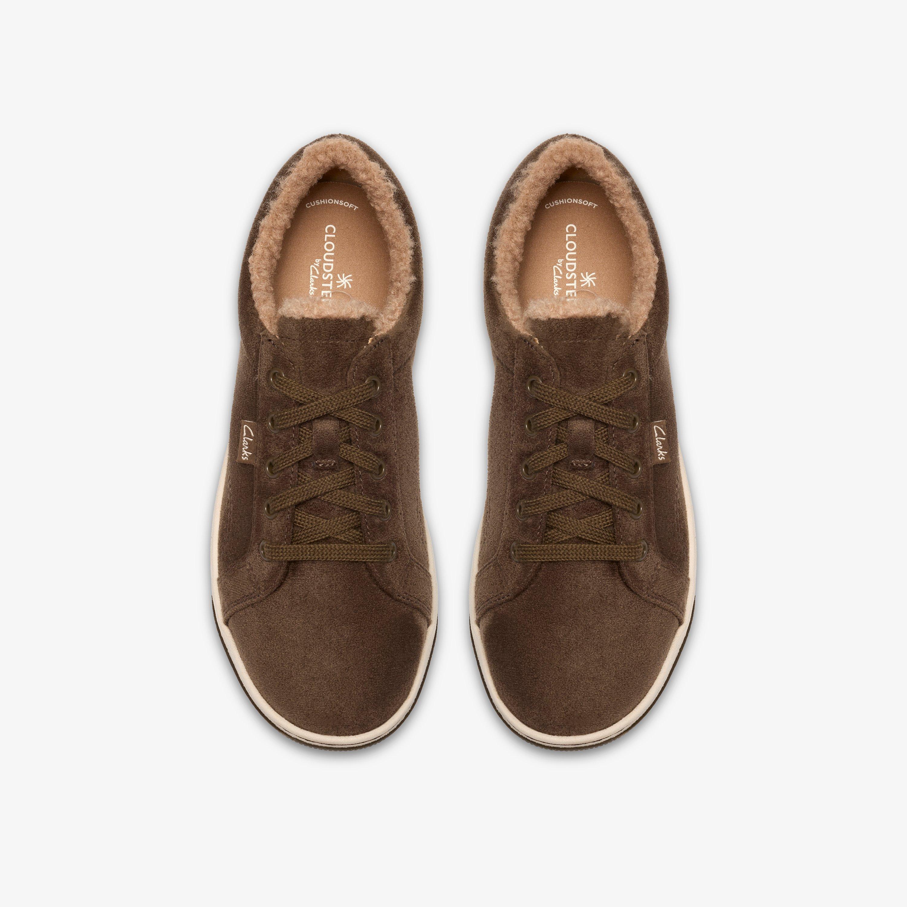 Brinkley Warm Dark Olive Trainers, view 6 of 6