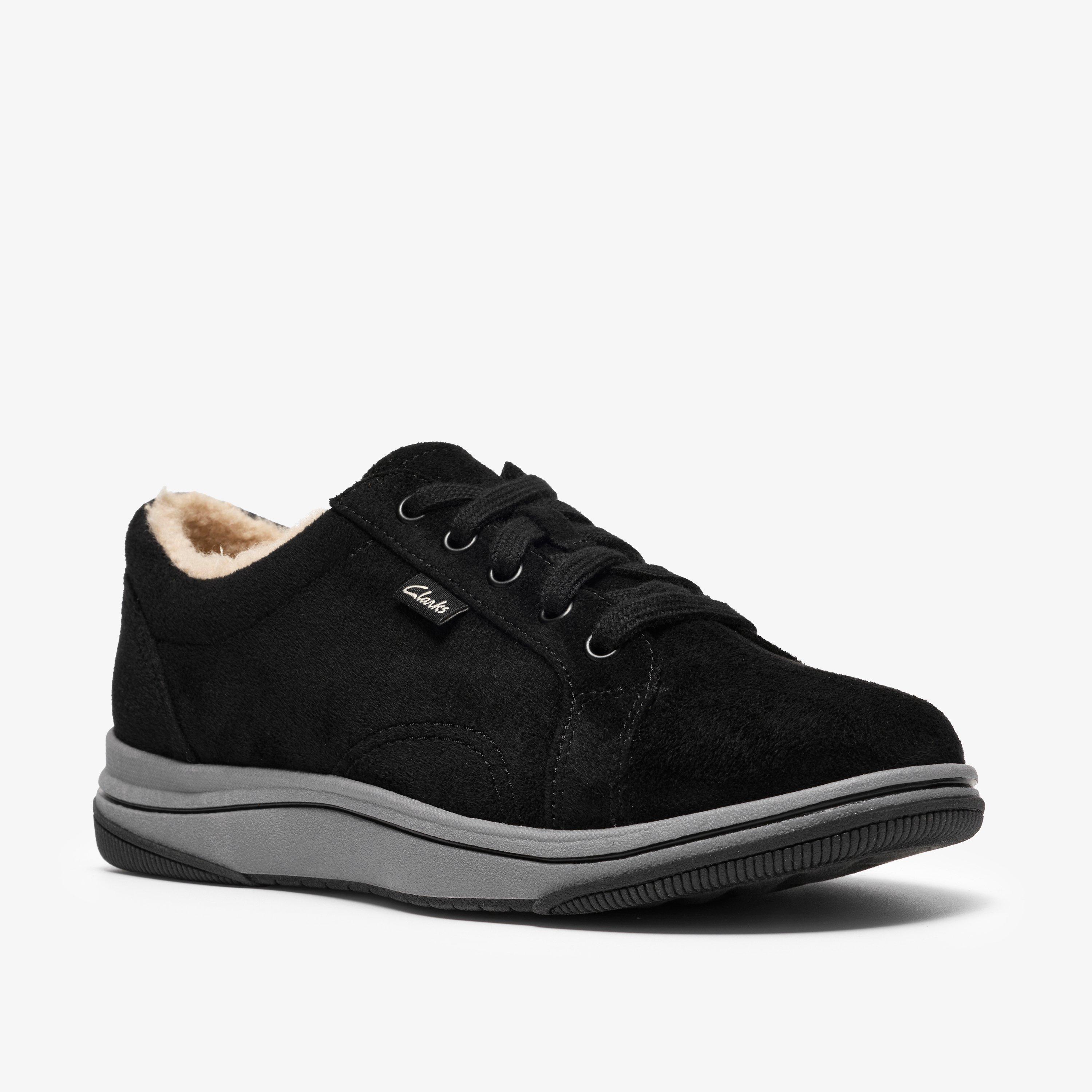 Brinkley Warm Black Trainers, view 4 of 6
