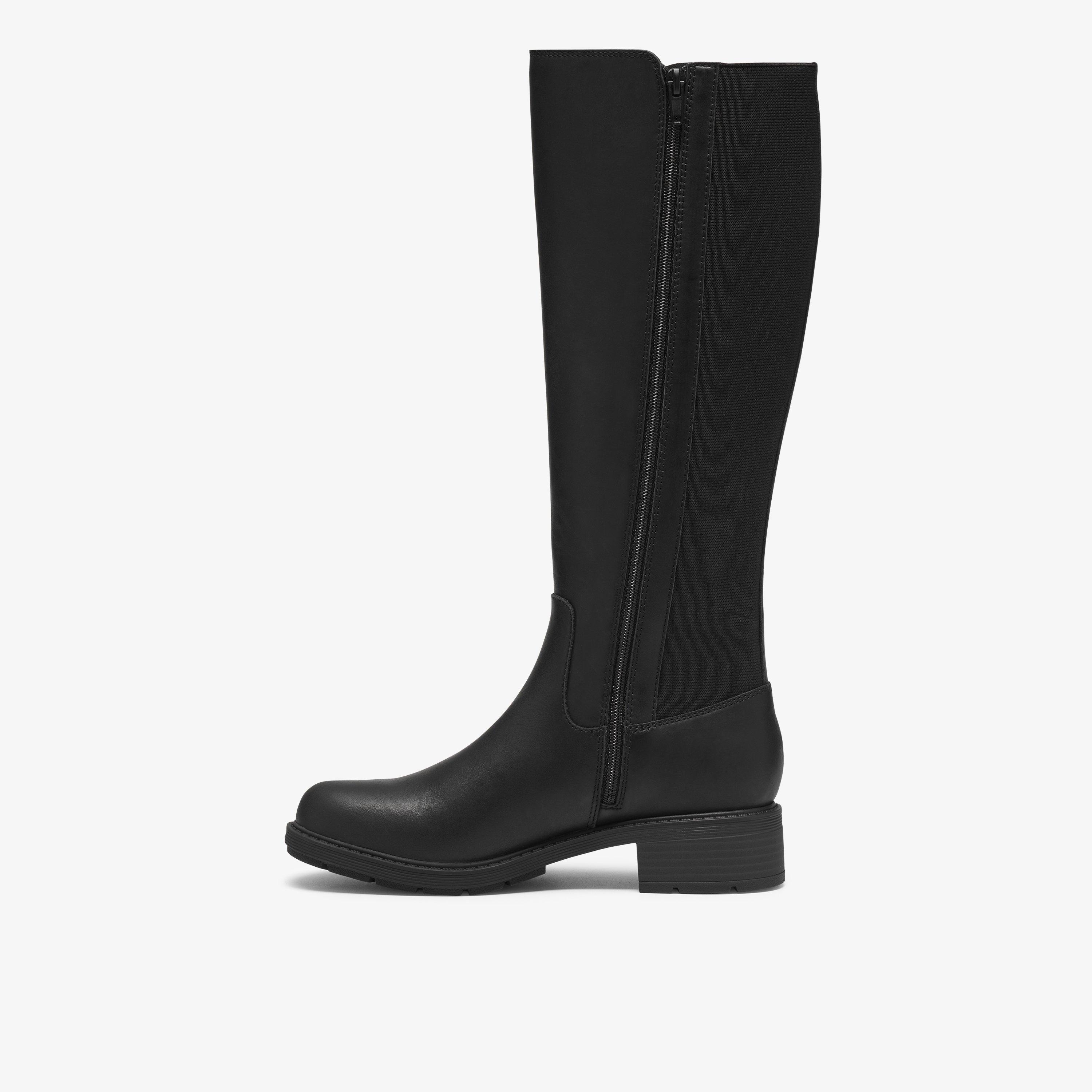Hearth Caddy Black Knee High Boots, view 2 of 6