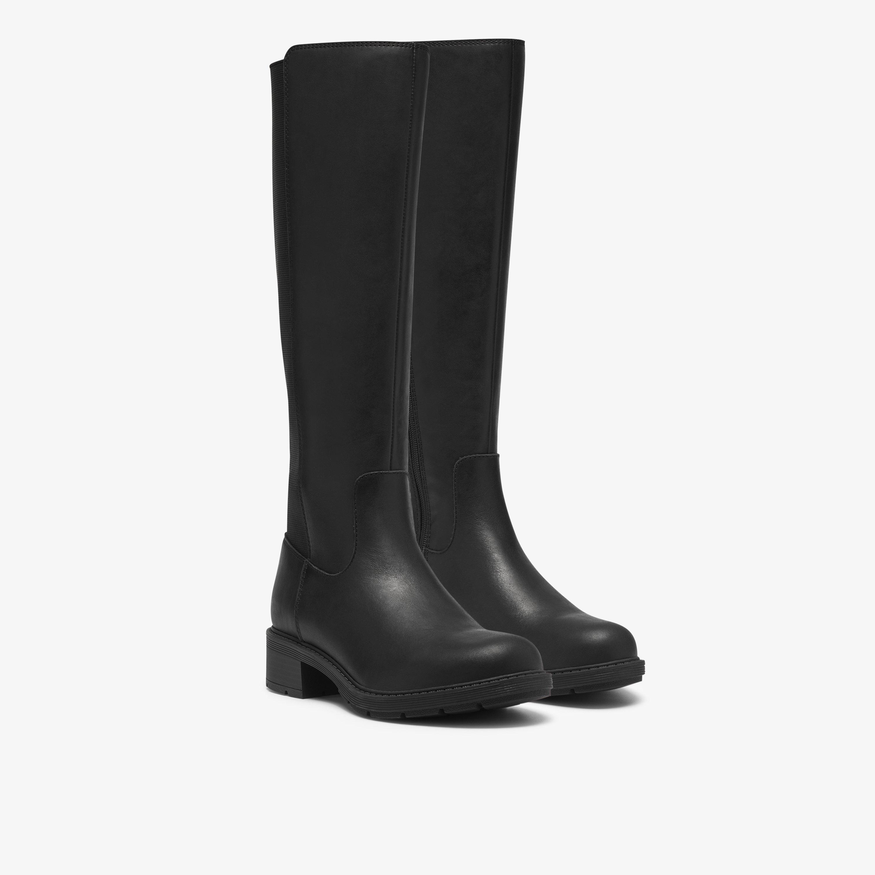Hearth Caddy Black Knee High Boots, view 4 of 6