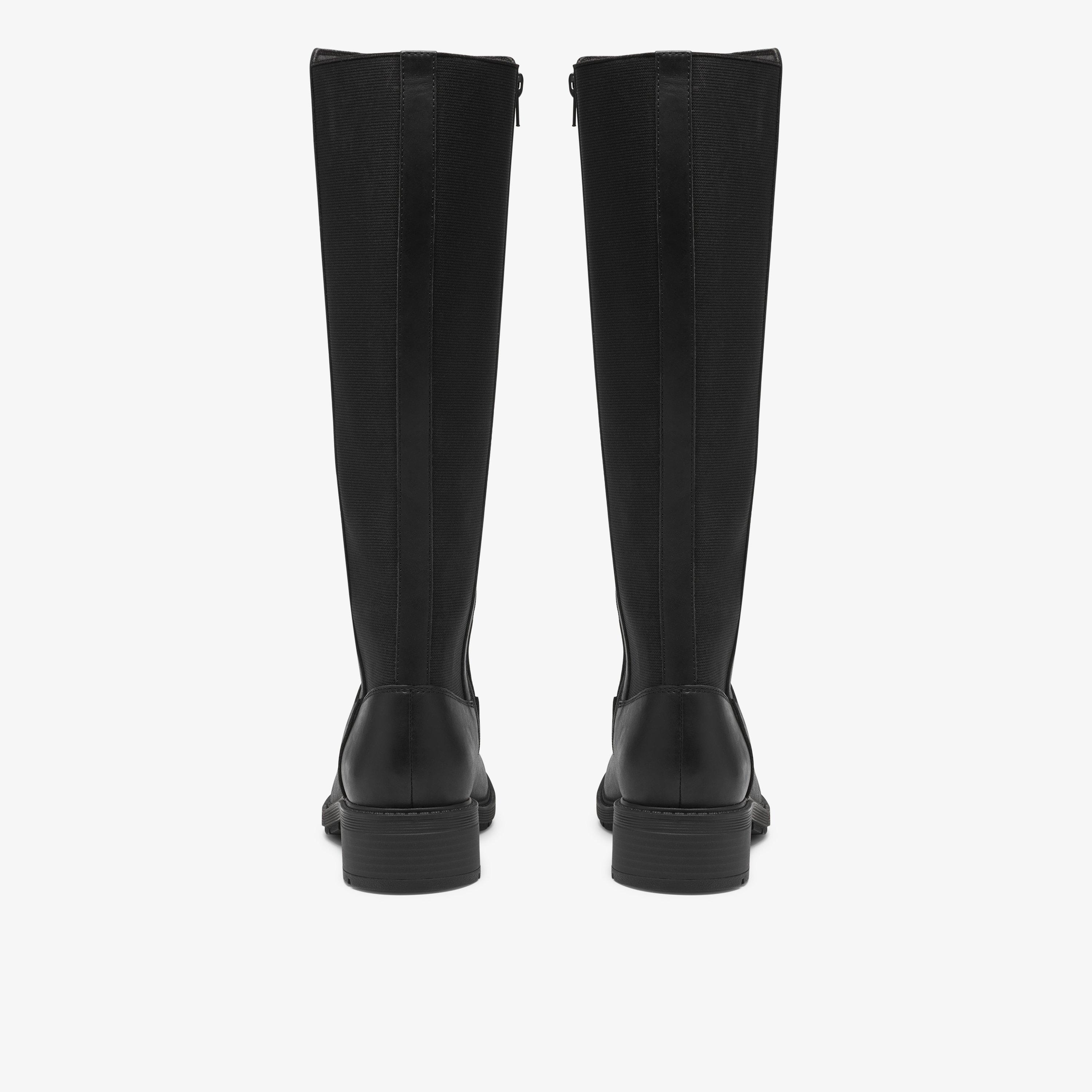 Hearth Caddy Black Knee High Boots, view 5 of 6