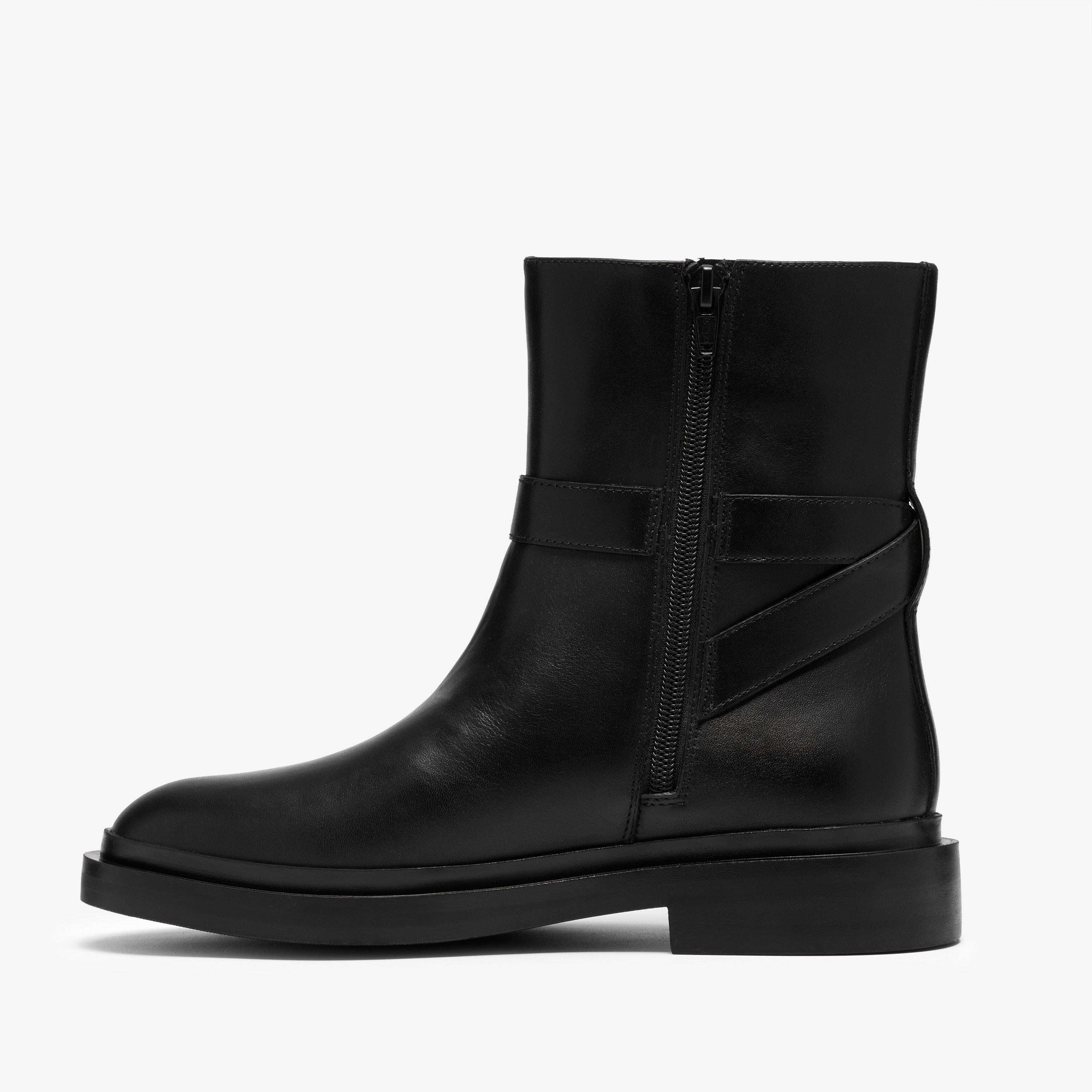 Previa Lo Black Ankle Boots, view 2 of 6