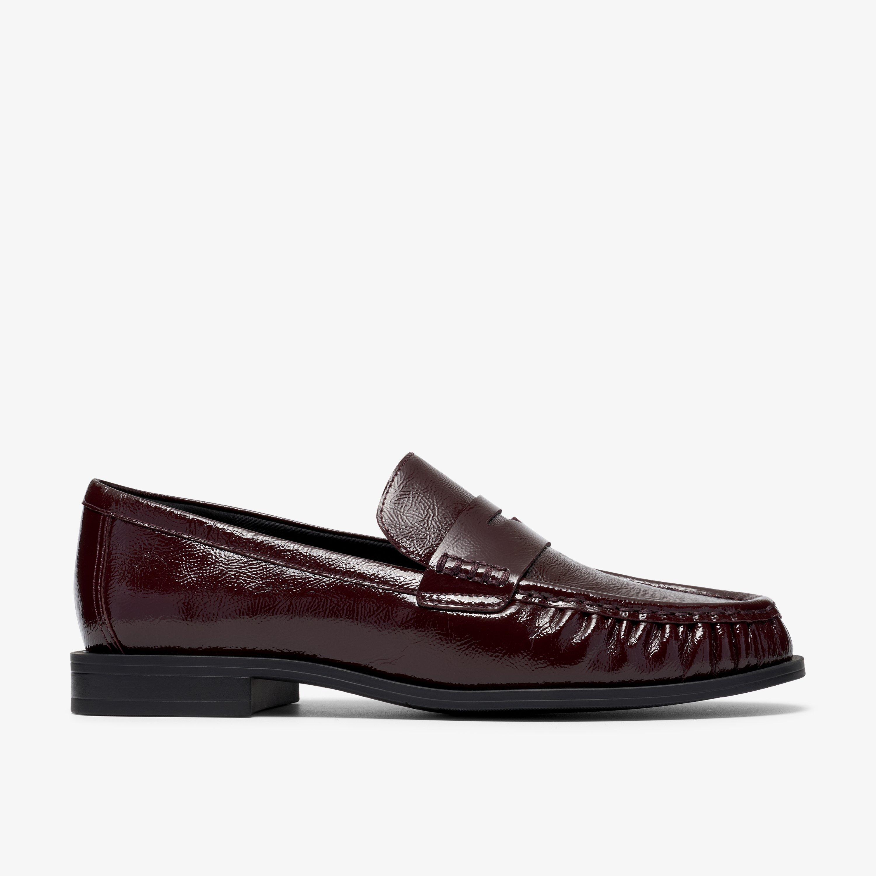Alixea Walk Burgundy Patent Slip-Ons, view 1 of 6