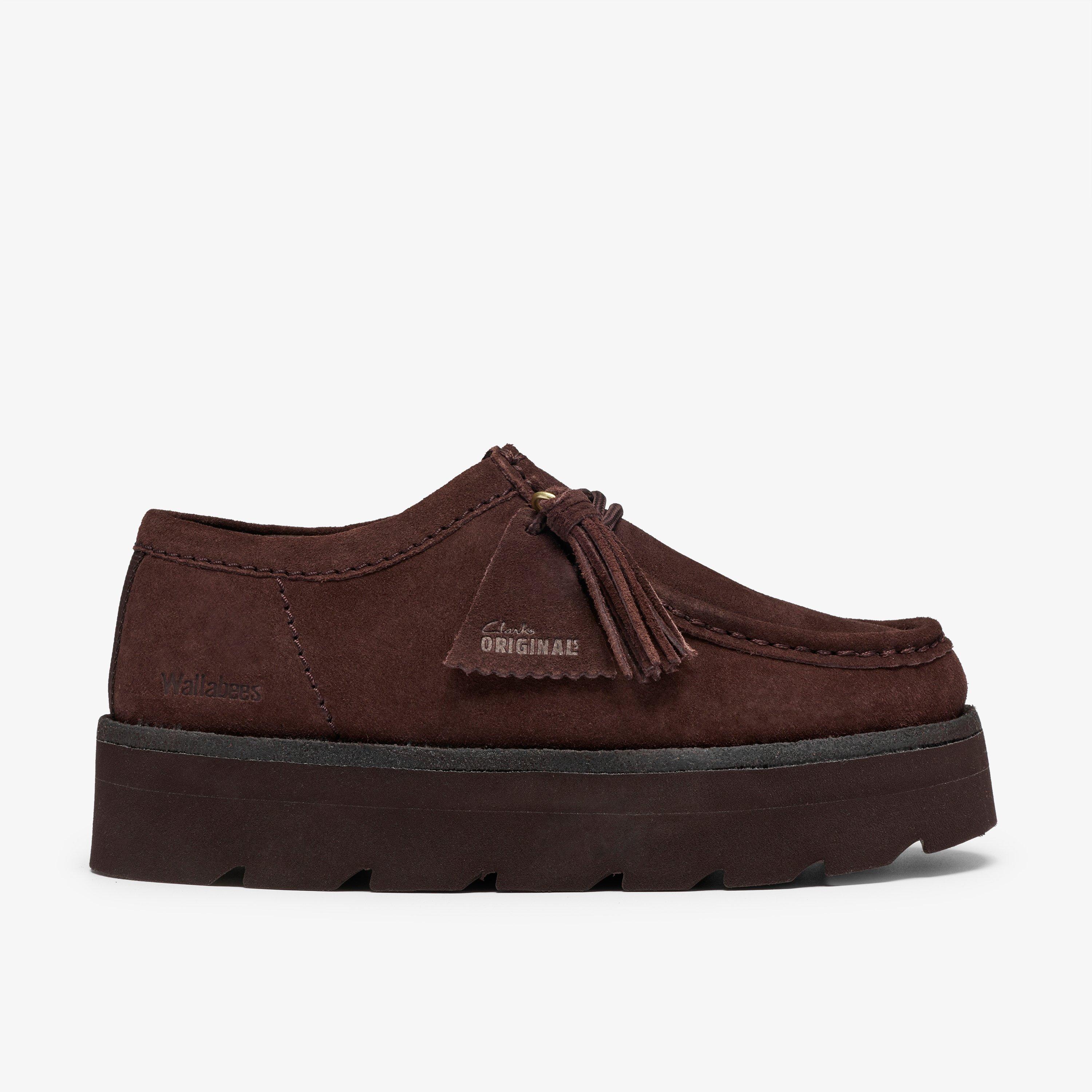 Meare Walla Chocolate Suede Wallabees, view 1 of 8