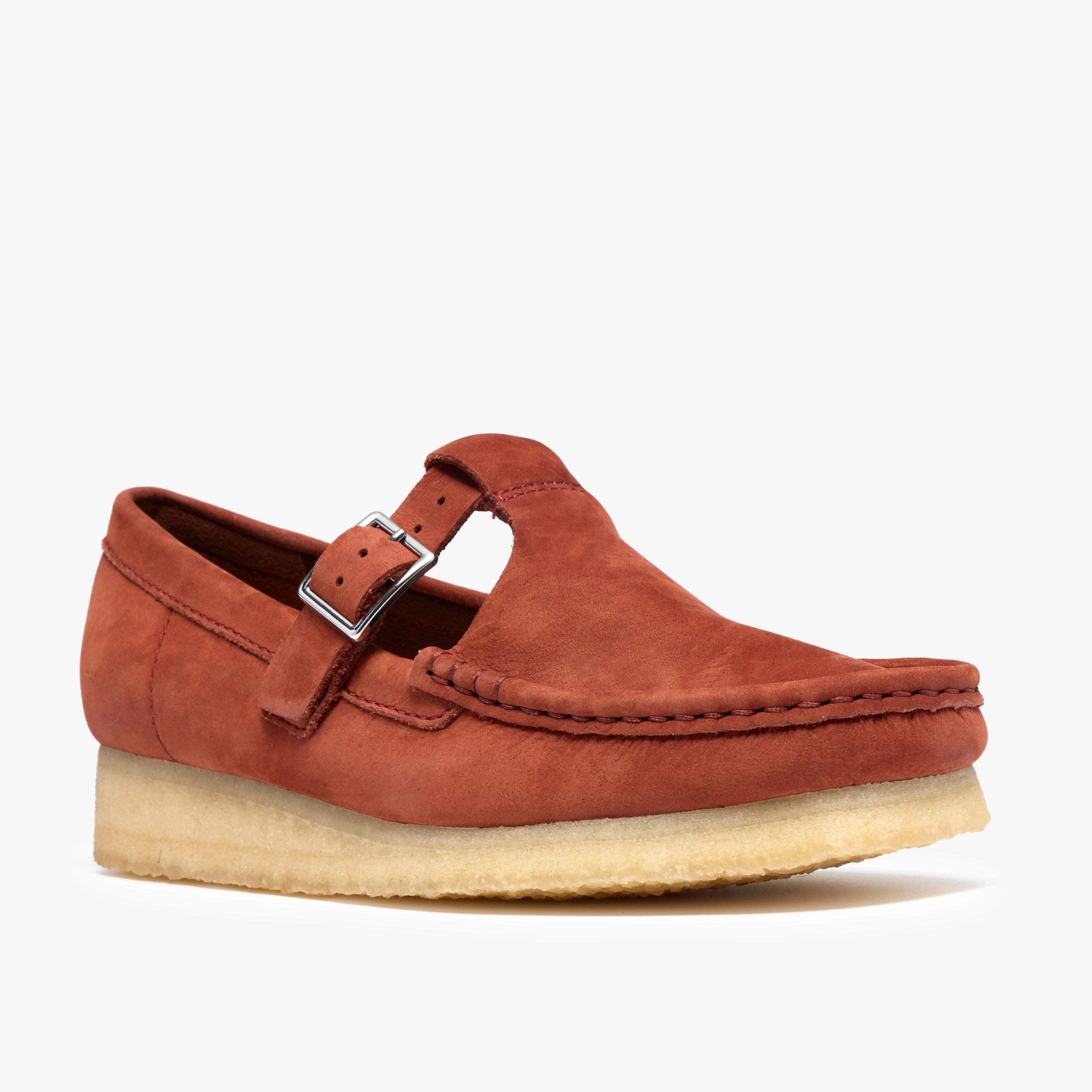 Wallabee T-Bar — Brown