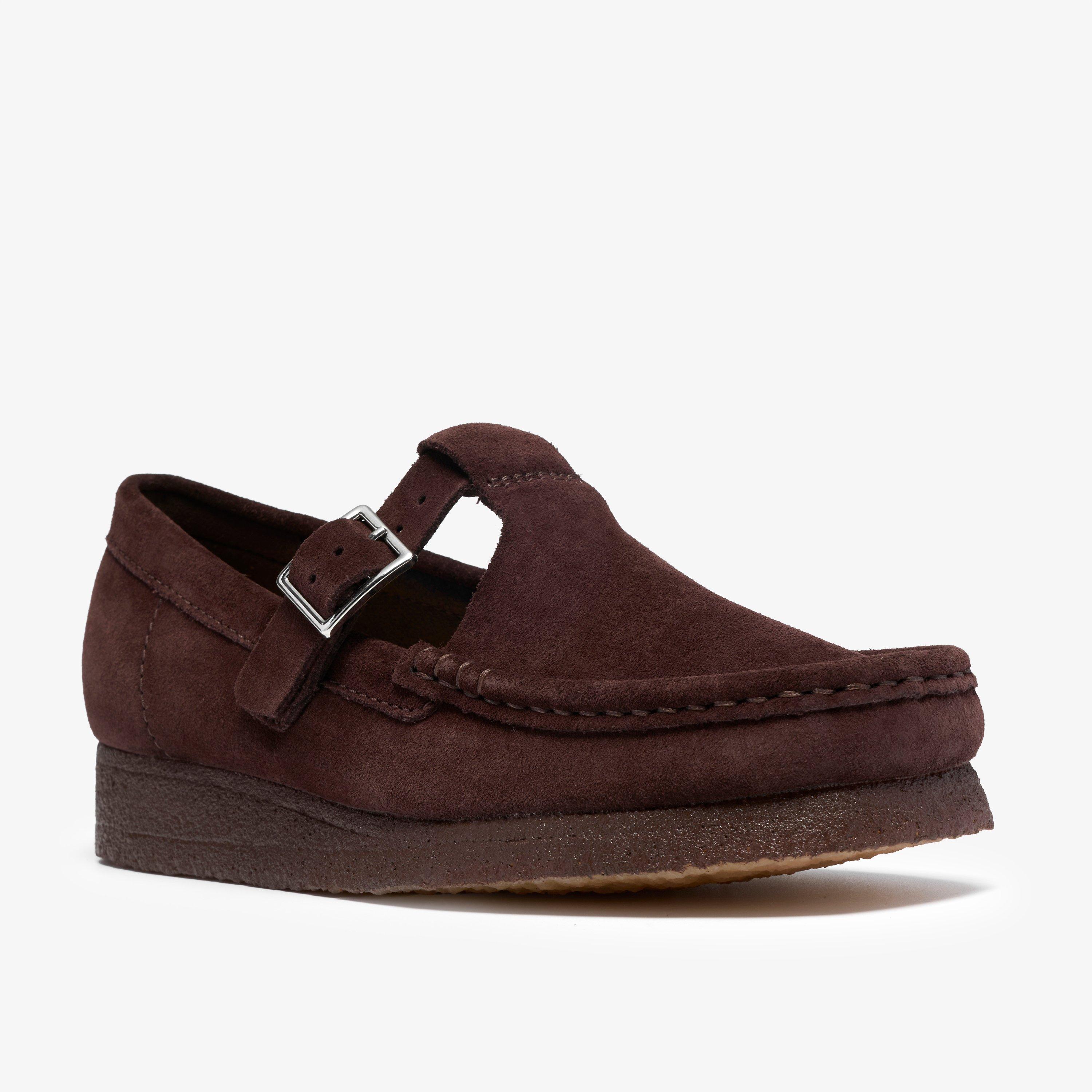 Wallabee T-Bar — Brown
