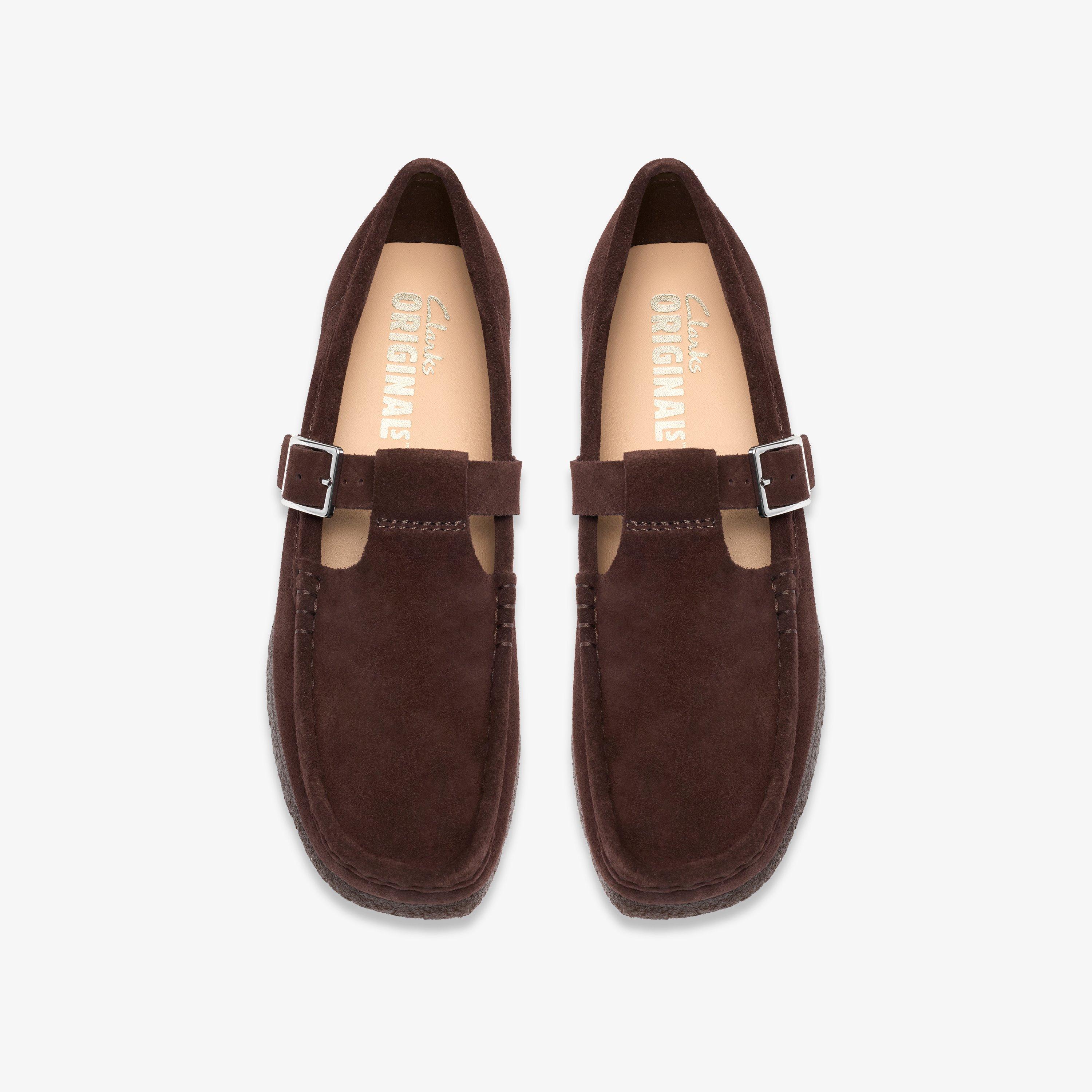 Wallabee T-Bar — Brown